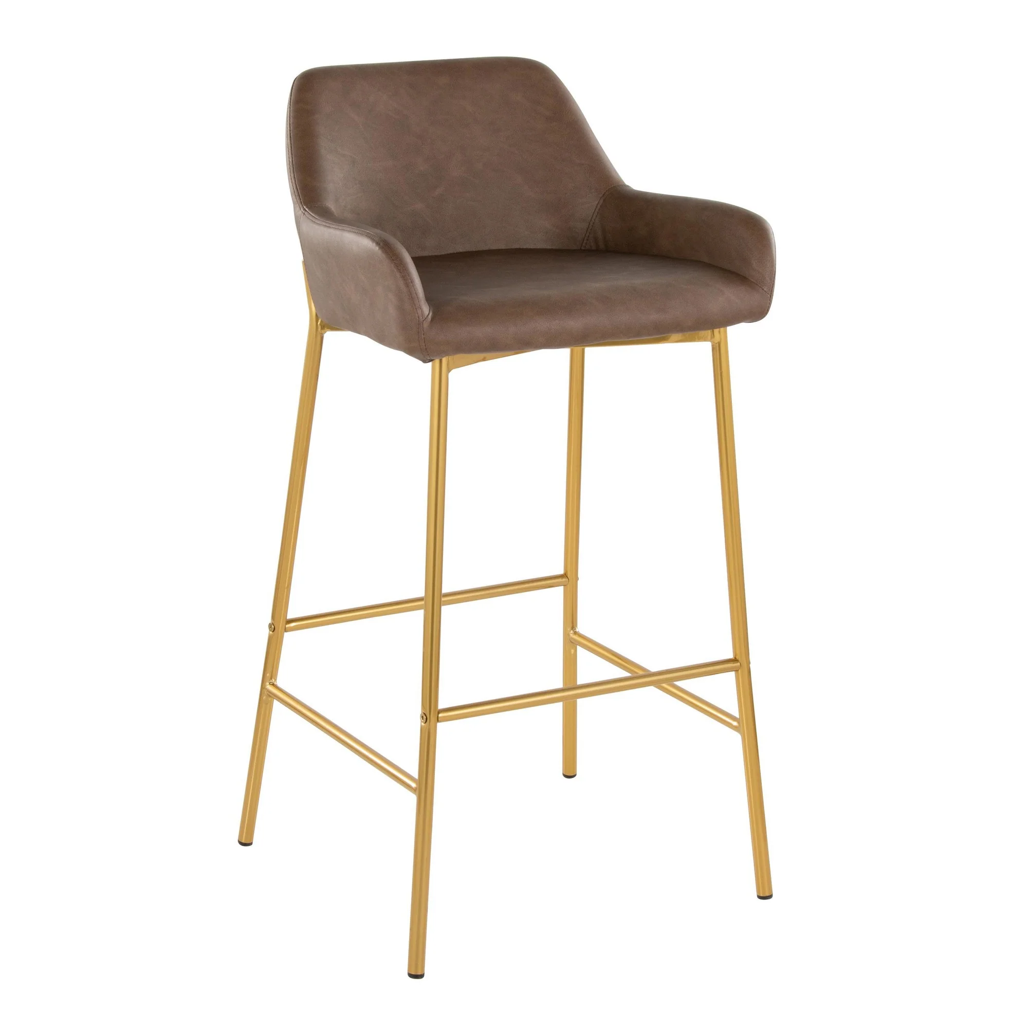 Daniella 30" Fixed-Height Barstool - Set of 2 By LumiSource - B30-DNLAPU2 AUE2 - Image 3