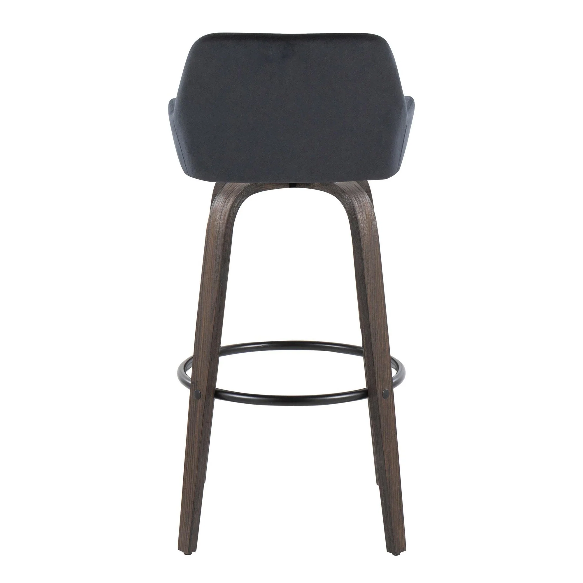 Daniella 30" Fixed-Height Barstool - Set of 2 By LumiSource - B30-DNLAV-GRTZQ2 BNBK2 - Image 10