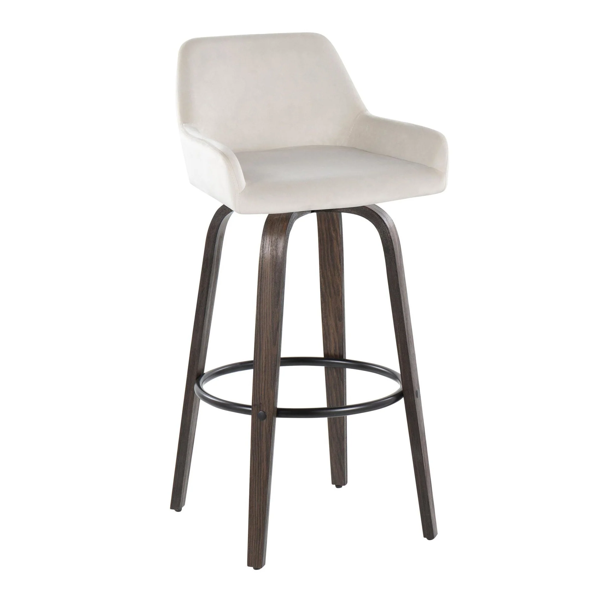 Daniella 30" Fixed-Height Barstool - Set of 2 By LumiSource - B30-DNLAV-GRTZQ2 BNBK2 - Image 16