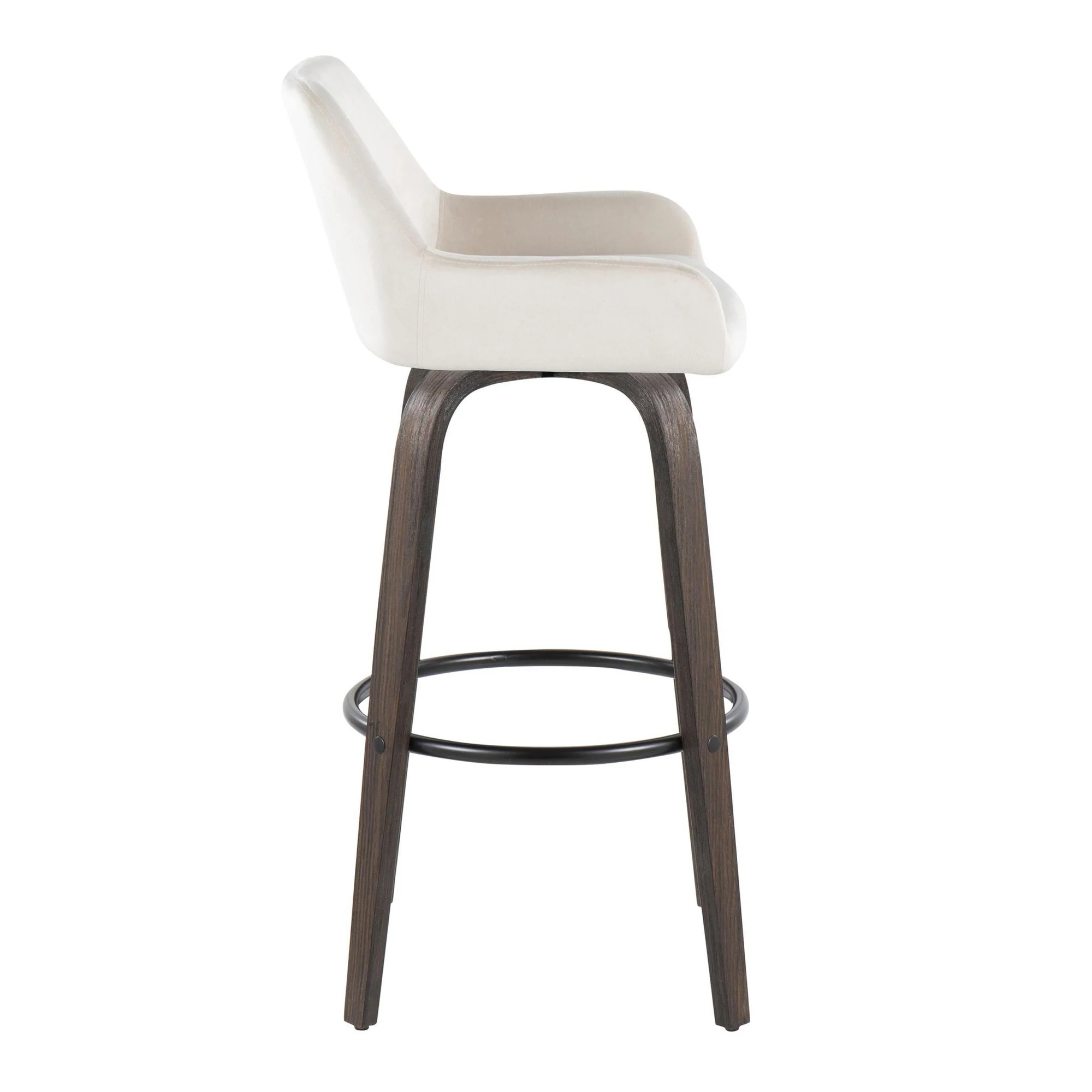 Daniella 30" Fixed-Height Barstool - Set of 2 By LumiSource - B30-DNLAV-GRTZQ2 BNBK2 - Image 17