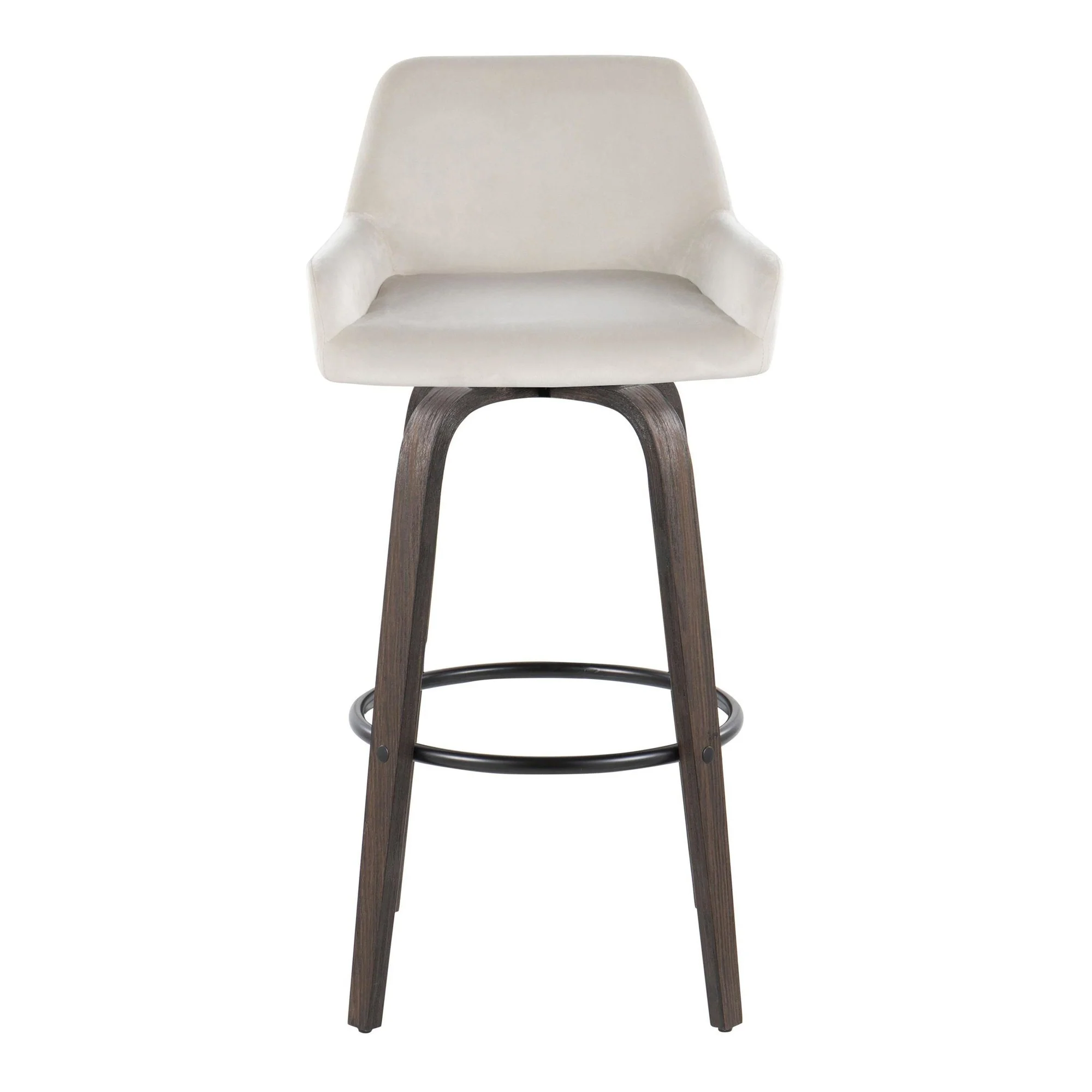 Daniella 30" Fixed-Height Barstool - Set of 2 By LumiSource - B30-DNLAV-GRTZQ2 BNBK2 - Image 19