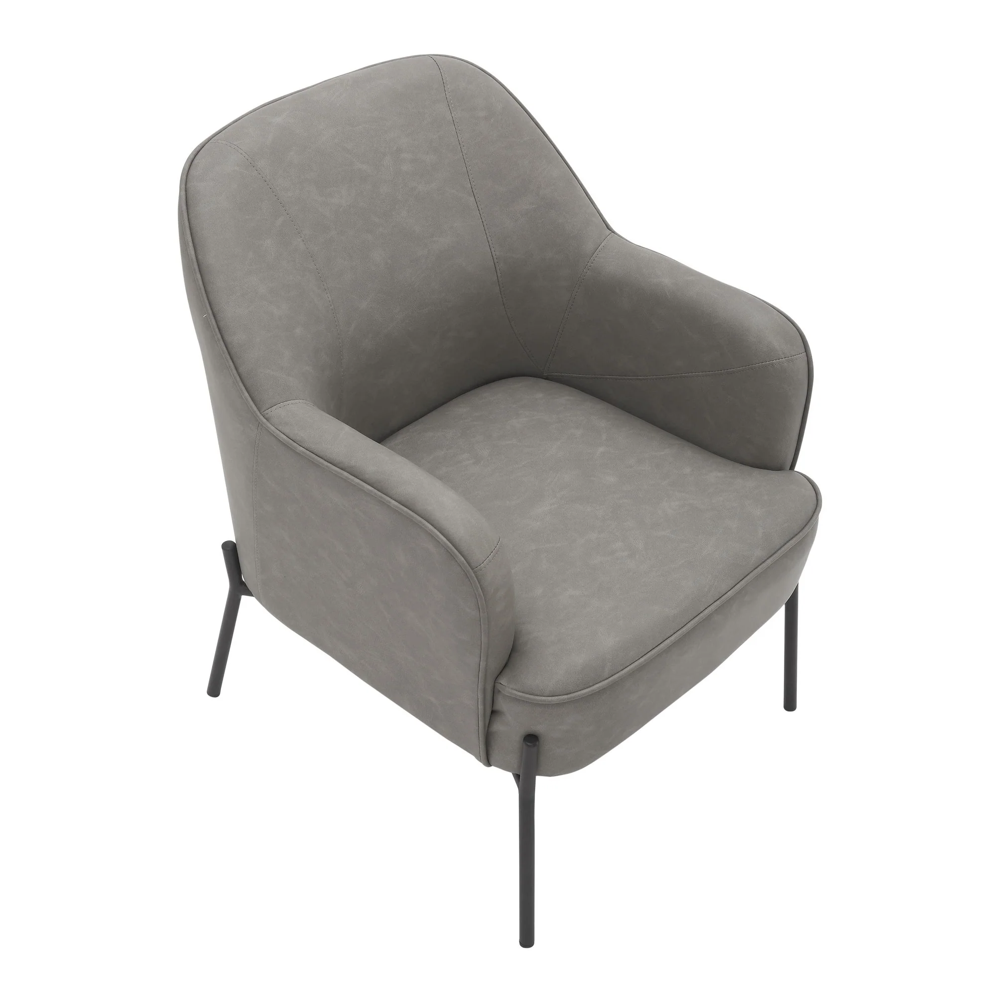 Daniella Accent Chair Brown By LumiSource - Image 12