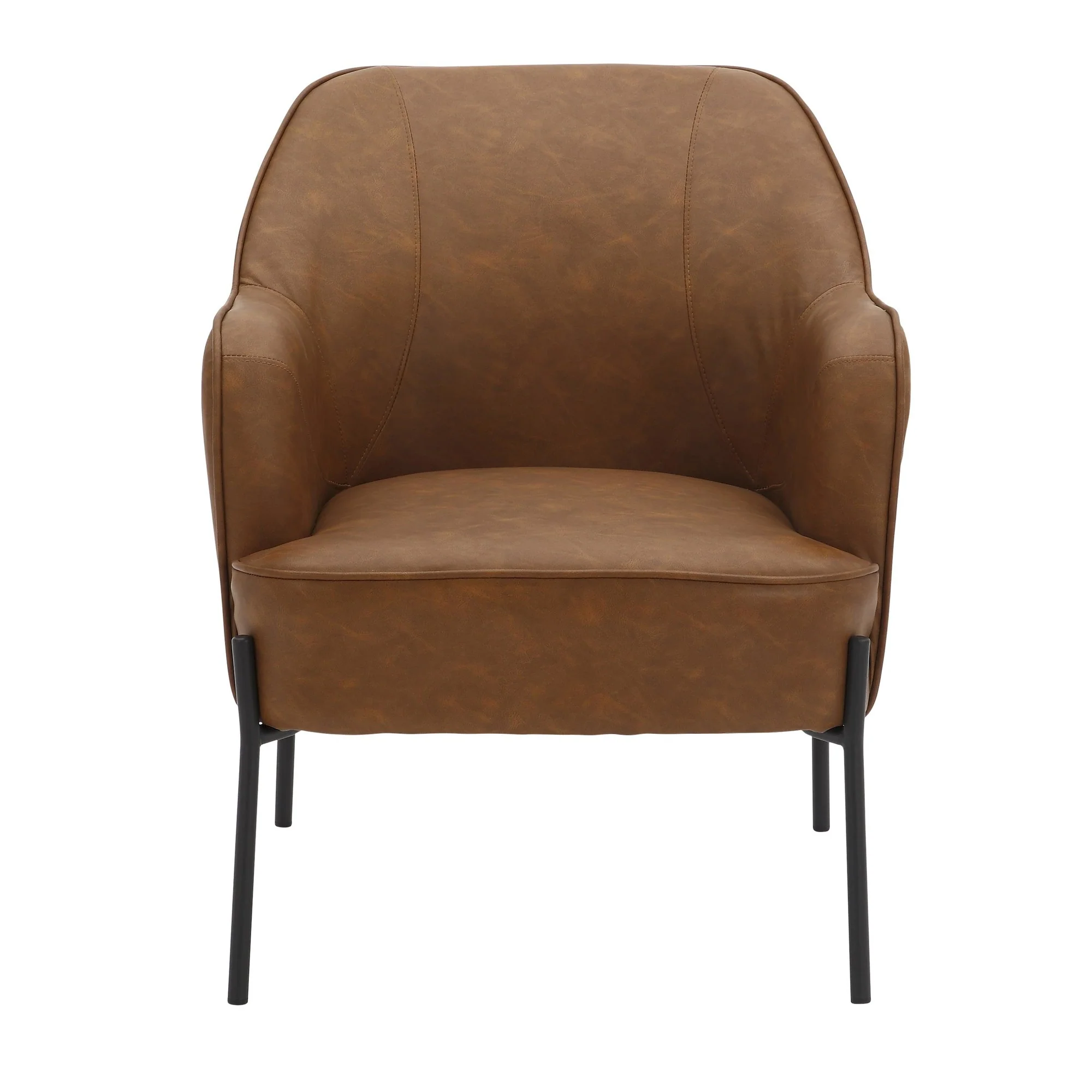 Daniella Accent Chair Brown By LumiSource - Image 5