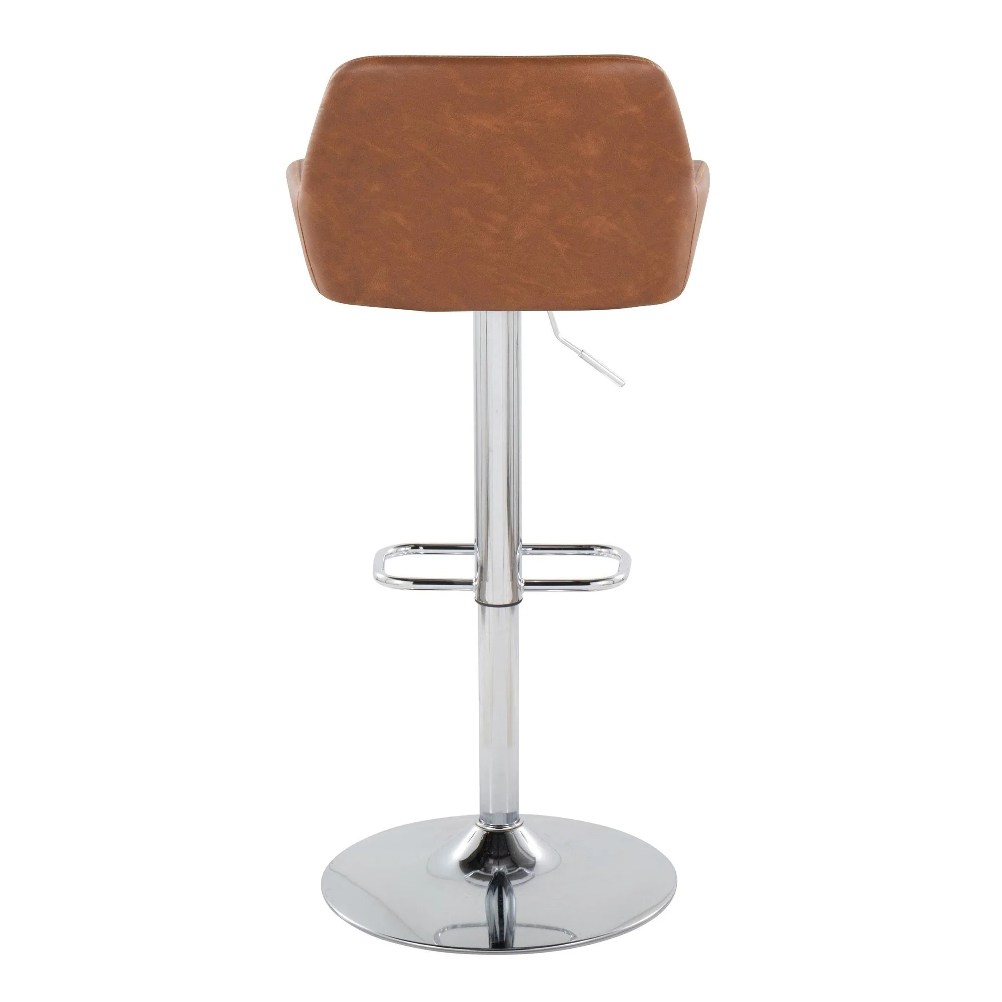 Daniella Adjustable Barstool - Set of 2 By LumiSource - BS-DNLAPU-RR2 CHRCAM2 - Image 10