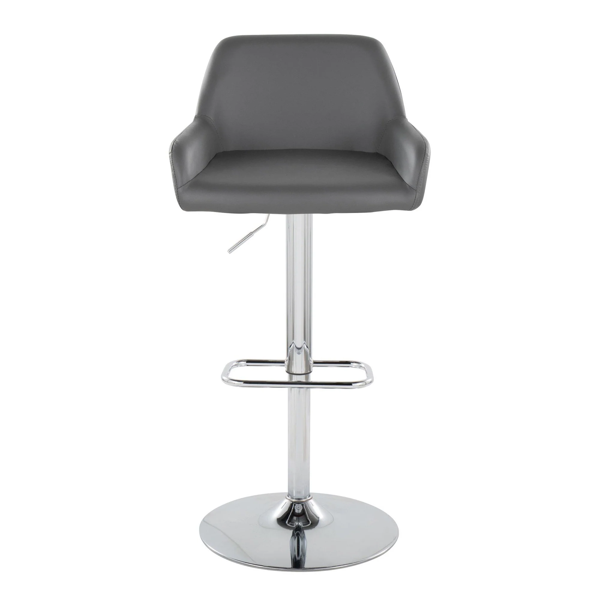 Daniella Adjustable Barstool - Set of 2 By LumiSource - BS-DNLAPU-RR2 CHRCAM2 - Image 19
