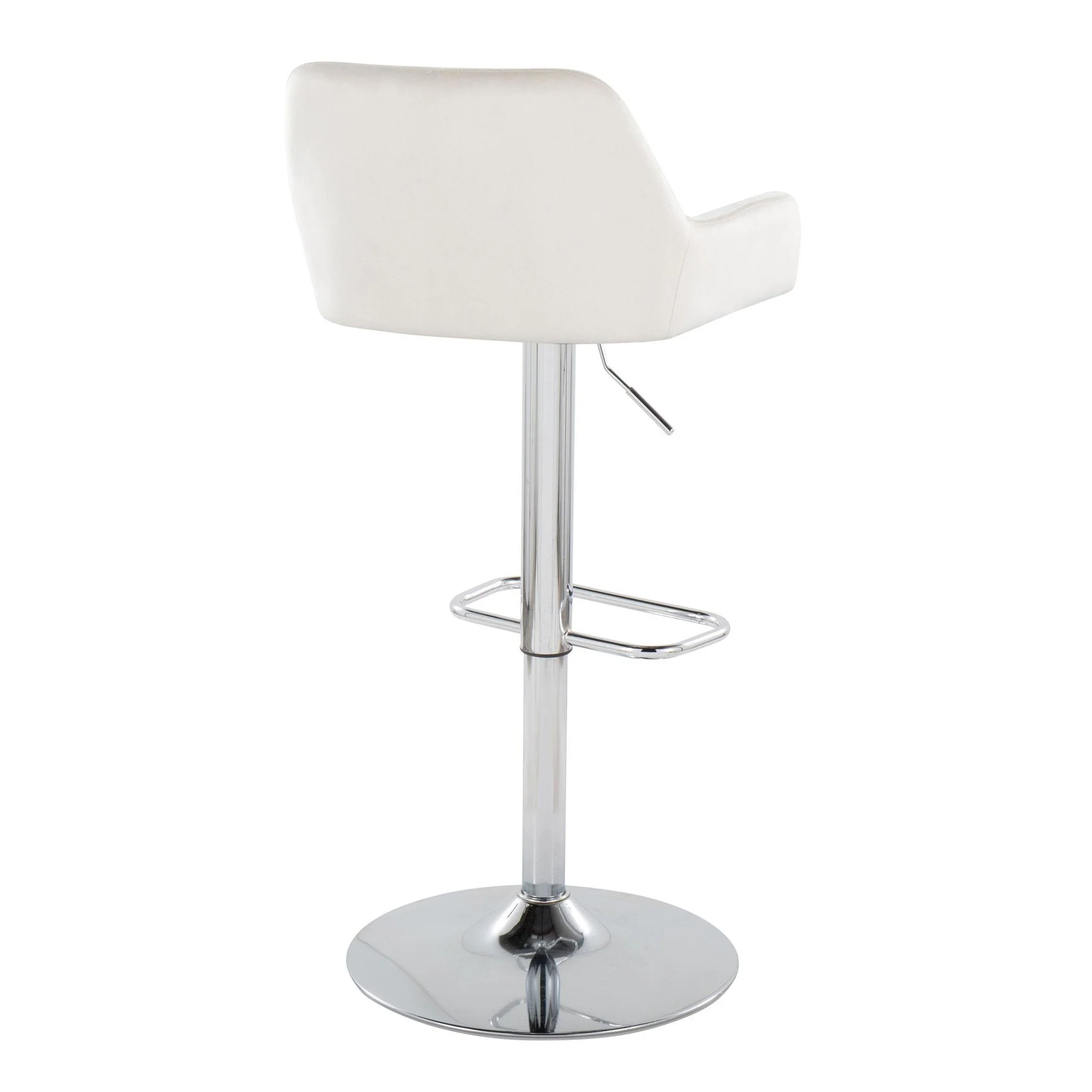 Daniella Adjustable Barstool - Set of 2 By LumiSource - BS-DNLAV-RR2 CHRBK2 - Image 18