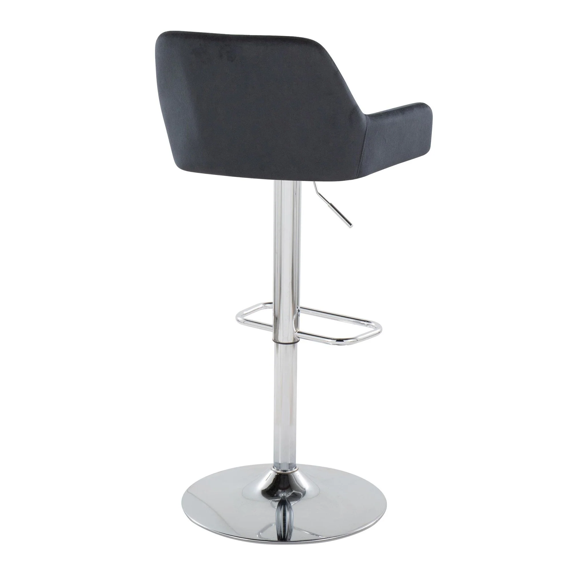 Daniella Adjustable Barstool - Set of 2 By LumiSource - BS-DNLAV-RR2 CHRBK2 - Image 8