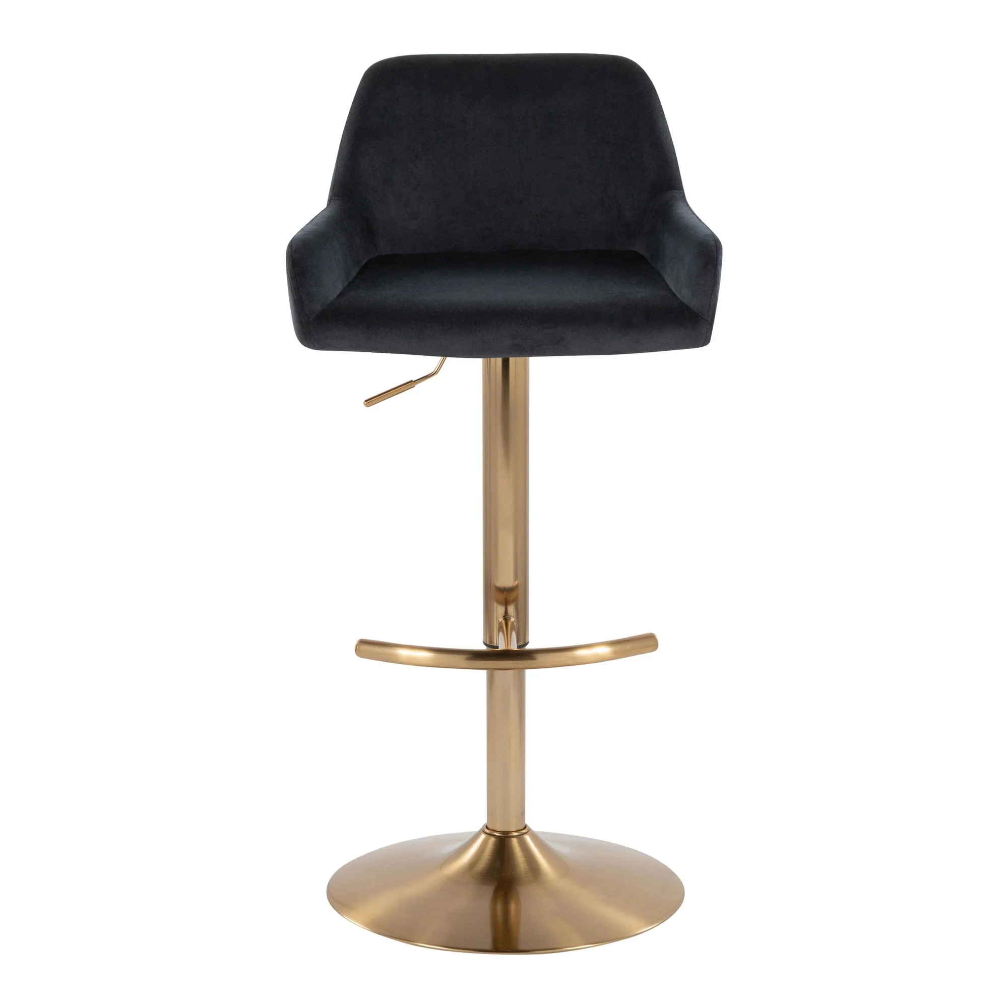 Daniella Adjustable Barstool - Set of 2 By LumiSource - BS-DNLAV-RT2 AUBK2 - Image 9