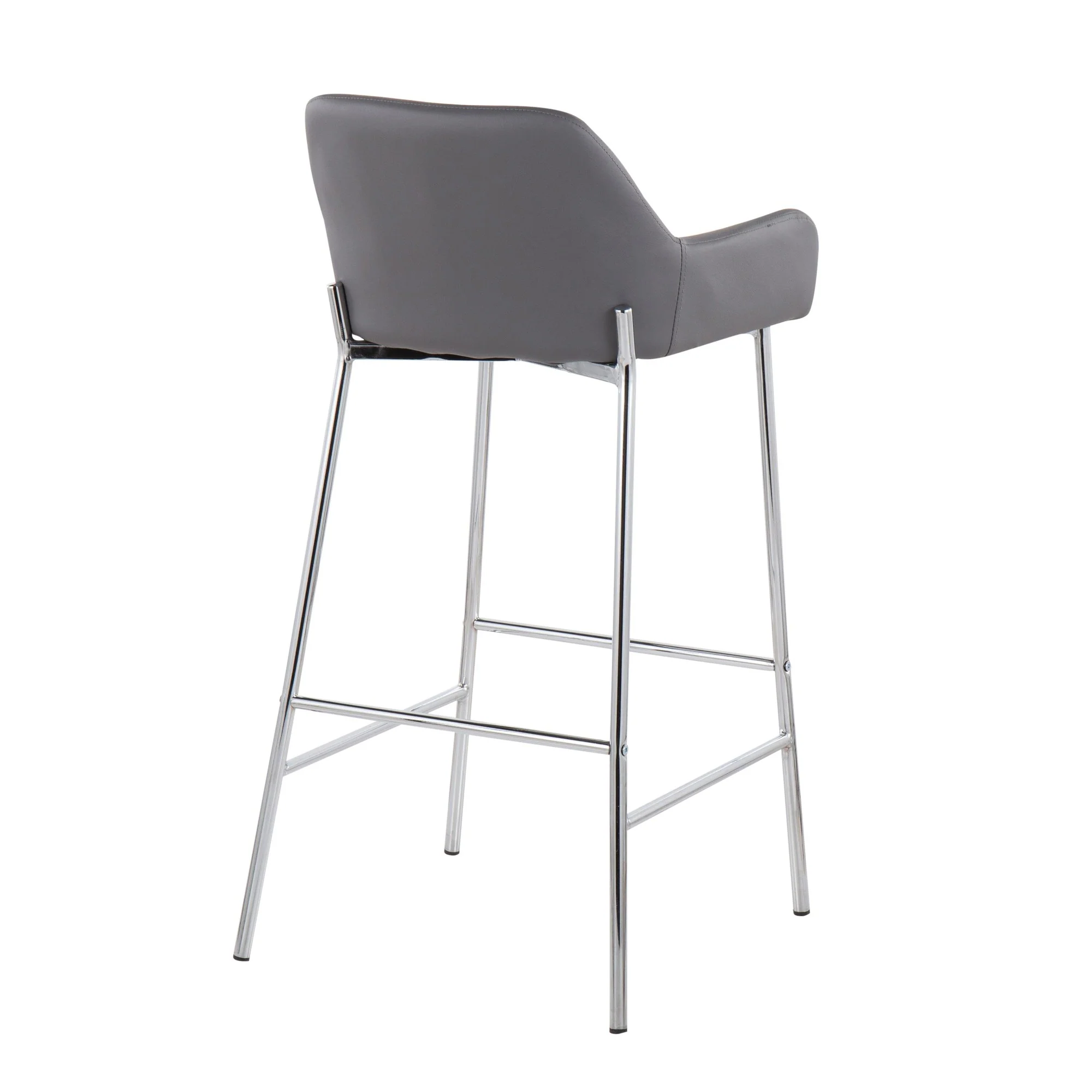 Daniella Fixed-Height Bar Stool - Set of 2 Cream By LumiSource - B30-DNLA2 CHRMPUCAM2 - Image 15