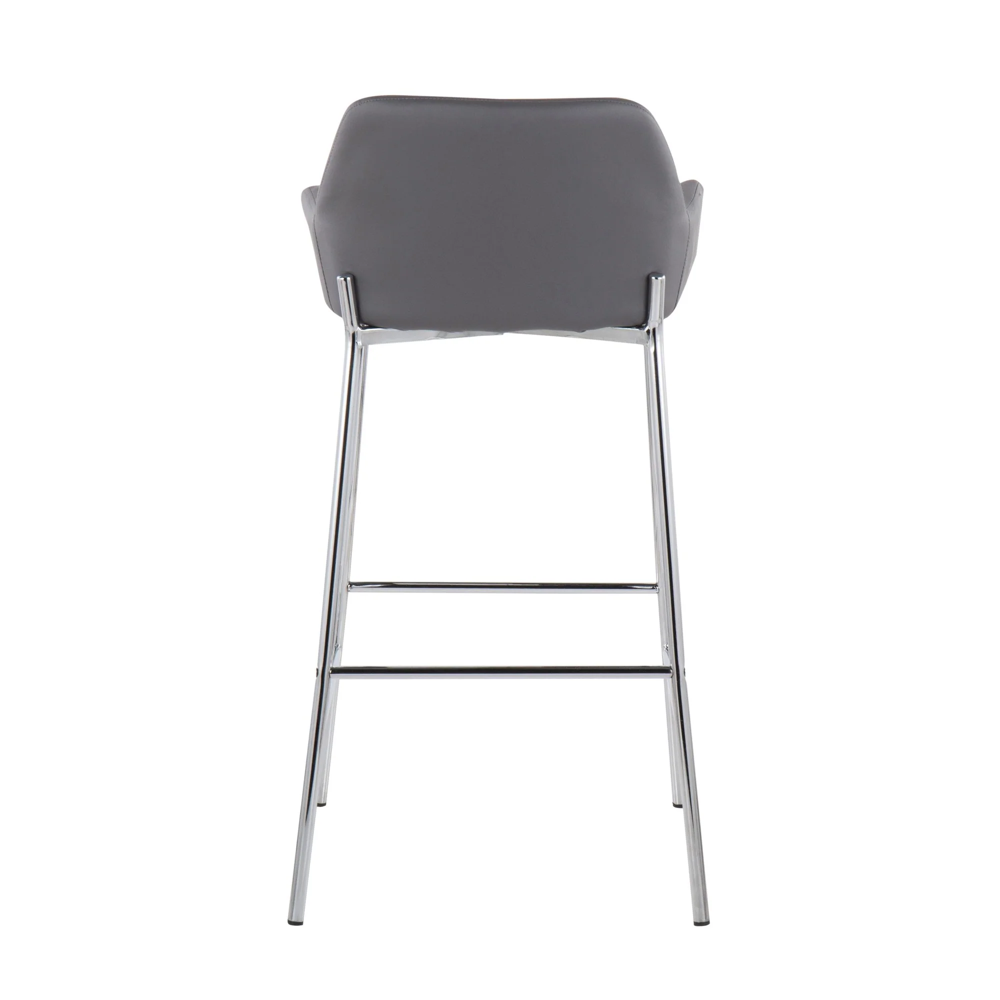Daniella Fixed-Height Bar Stool - Set of 2 Cream By LumiSource - B30-DNLA2 CHRMPUCAM2 - Image 16