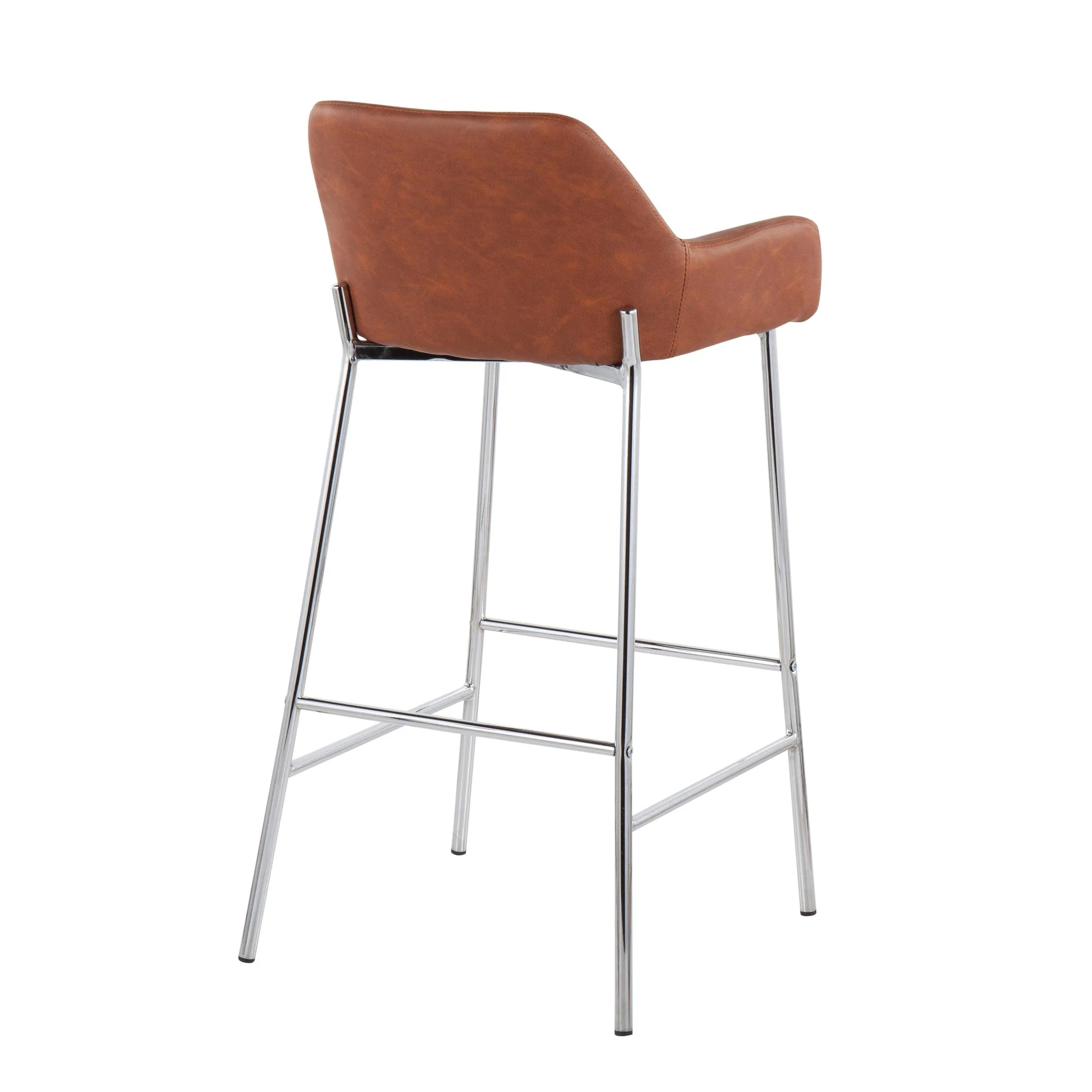 Daniella Fixed-Height Bar Stool - Set of 2 Cream By LumiSource - B30-DNLA2 CHRMPUCAM2 - Image 7