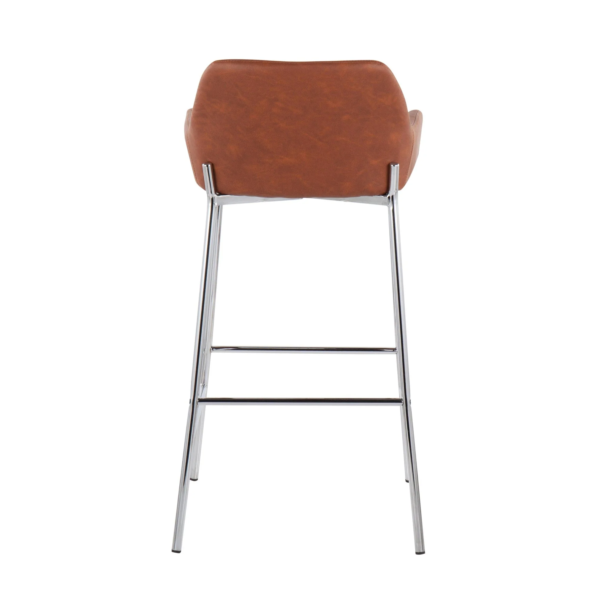 Daniella Fixed-Height Bar Stool - Set of 2 Cream By LumiSource - B30-DNLA2 CHRMPUCAM2 - Image 8