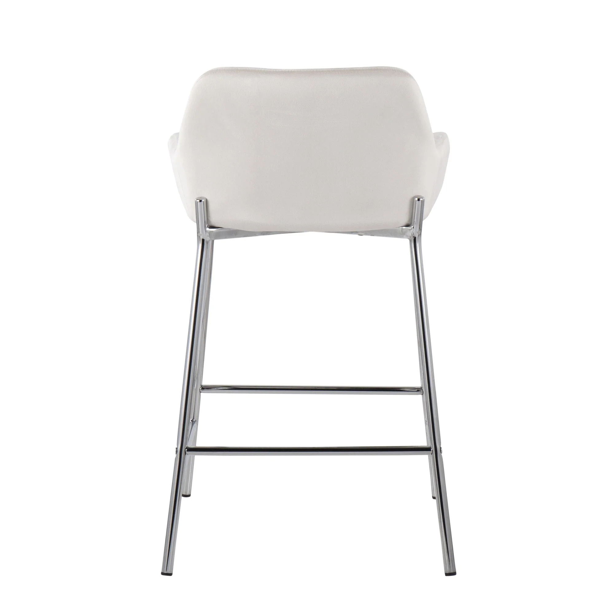 Daniella Fixed-Height Counter Stool - Set of 2 Black By LumiSource - B24-DNLA2 CHRMVBK2 - Image 20