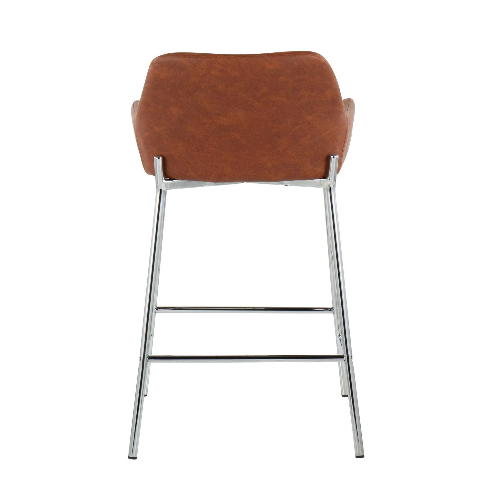 Daniella Fixed-Height Counter Stool - Set of 2 Cream By LumiSource - B24-DNLA2 CHRMPUCAM2 - Image 10