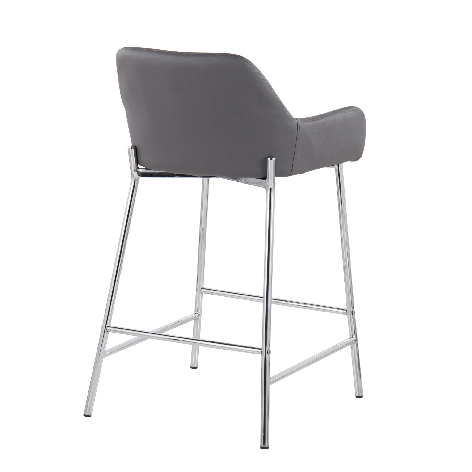 Daniella Fixed-Height Counter Stool - Set of 2 Cream By LumiSource - B24-DNLA2 CHRMPUCAM2 - Image 19