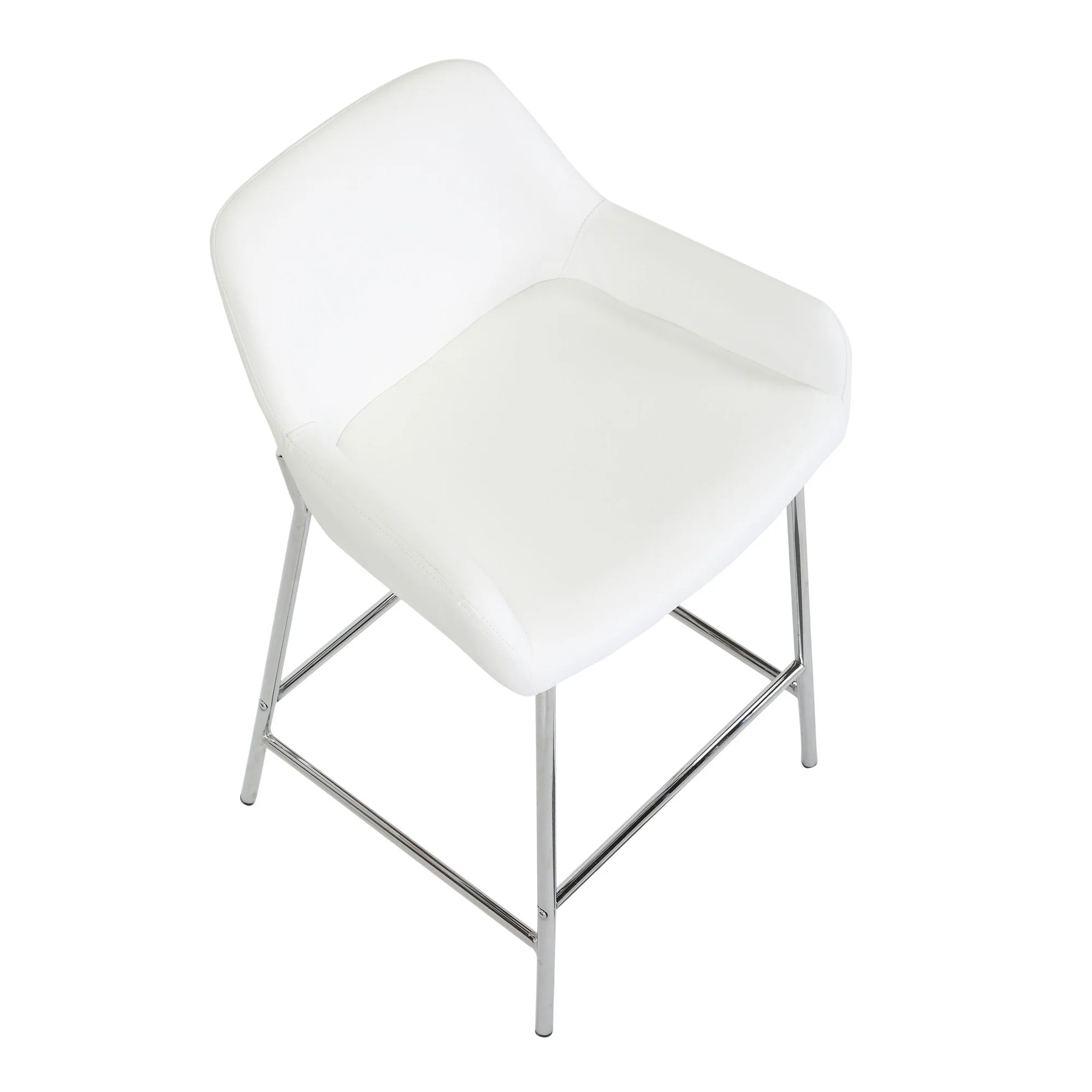 Daniella Fixed-Height Counter Stool - Set of 2 Cream By LumiSource - B24-DNLA2 CHRMPUCAM2 - Image 23