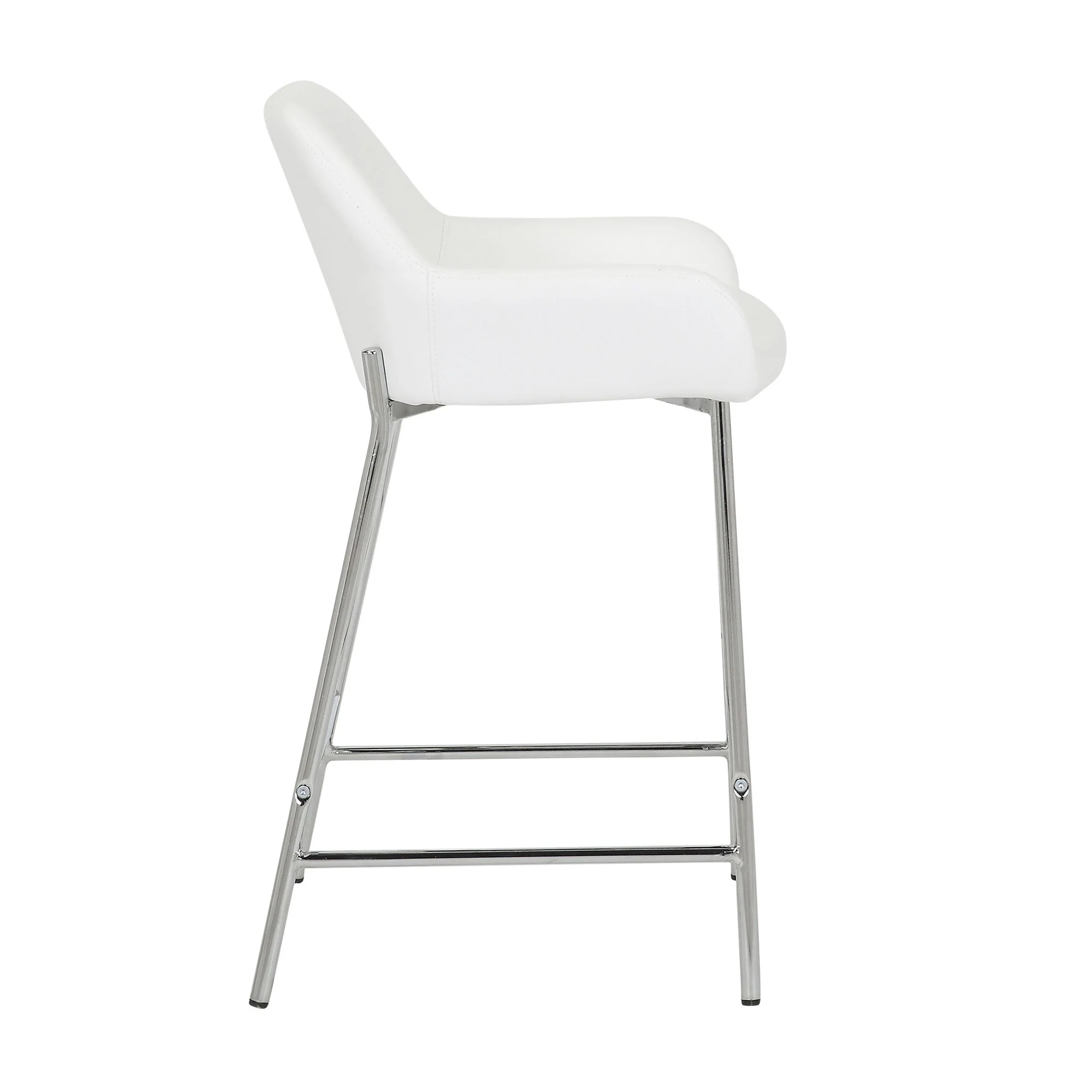 Daniella Fixed-Height Counter Stool - Set of 2 Cream By LumiSource - B24-DNLA2 CHRMPUCAM2 - Image 28