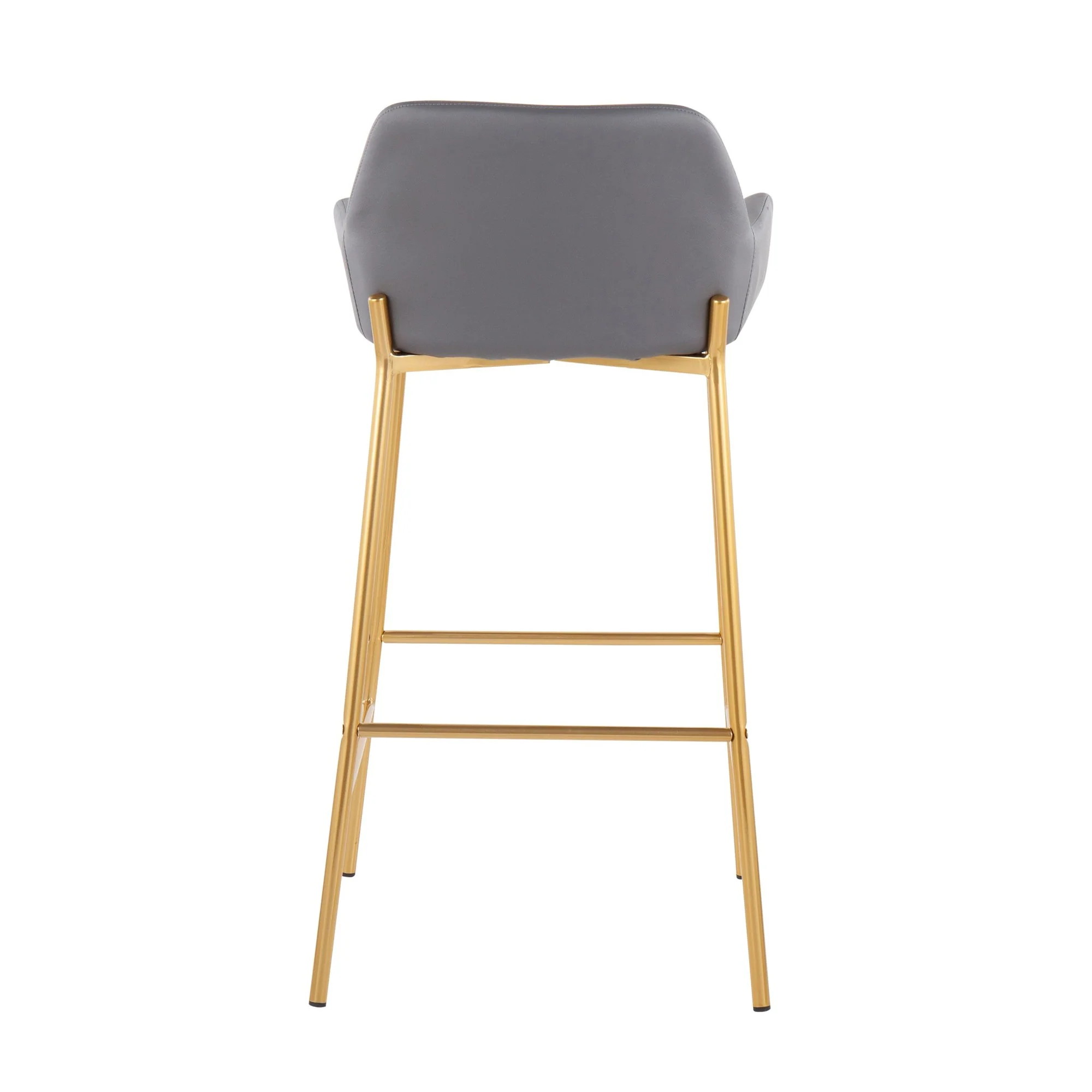 Daniella Fixed-Height Bar Stool - Set of 2 Cream By LumiSource - B30-DNLA2 AUPUCAM2 - Image 16