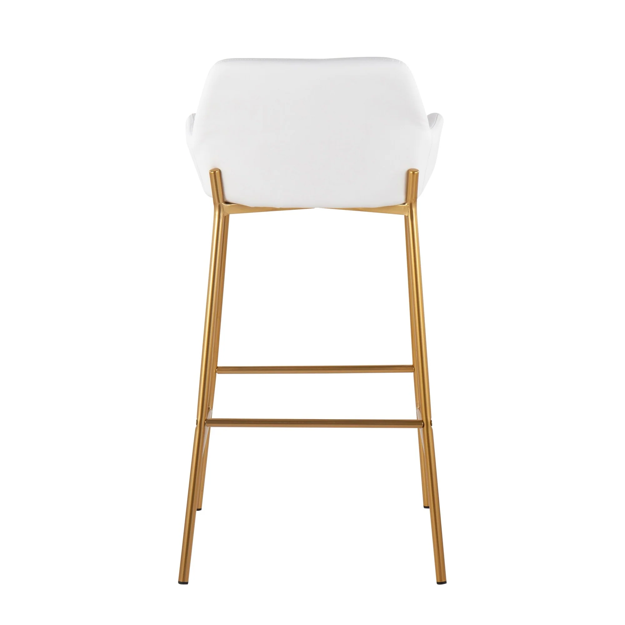 Daniella Fixed-Height Bar Stool - Set of 2 Cream By LumiSource - B30-DNLA2 AUPUCAM2 - Image 24