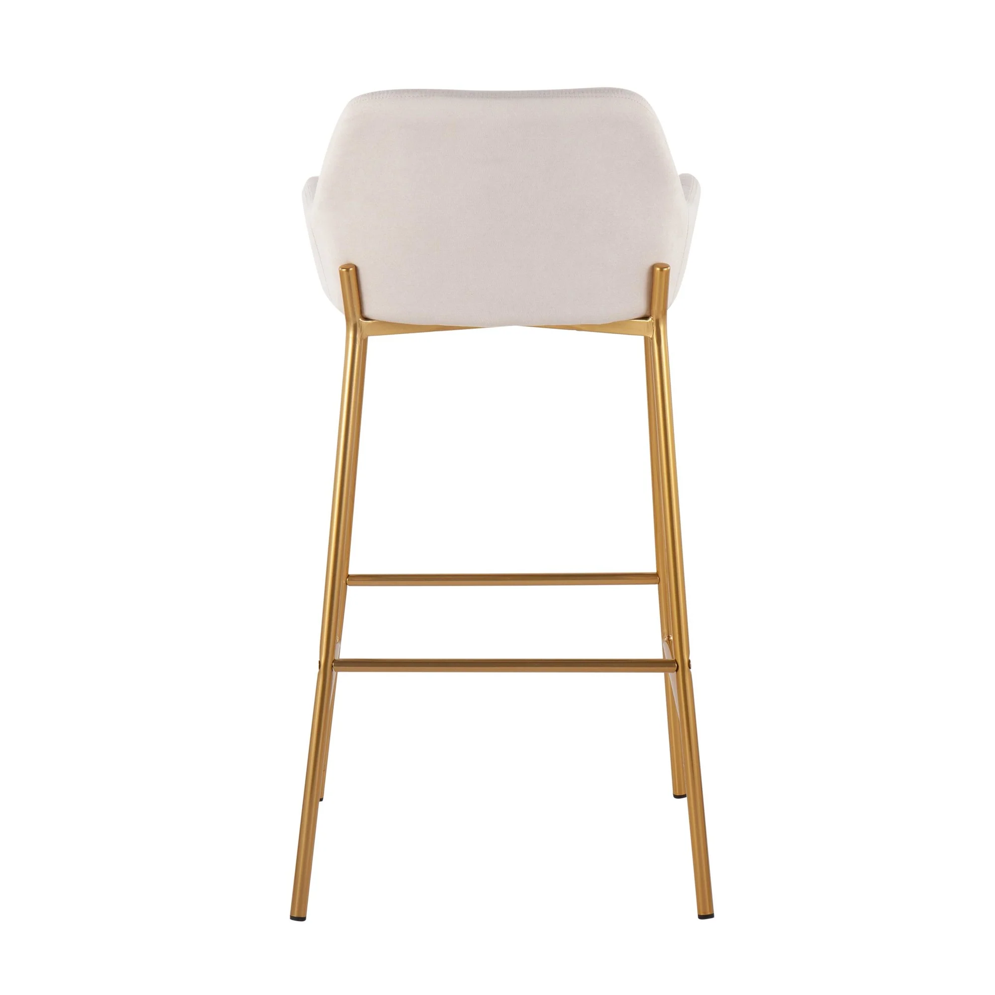 Daniella Fixed-Height Bar Stool - Set of 2 Gray By LumiSource - B30-DNLA2 AUCHAR2 - Image 16