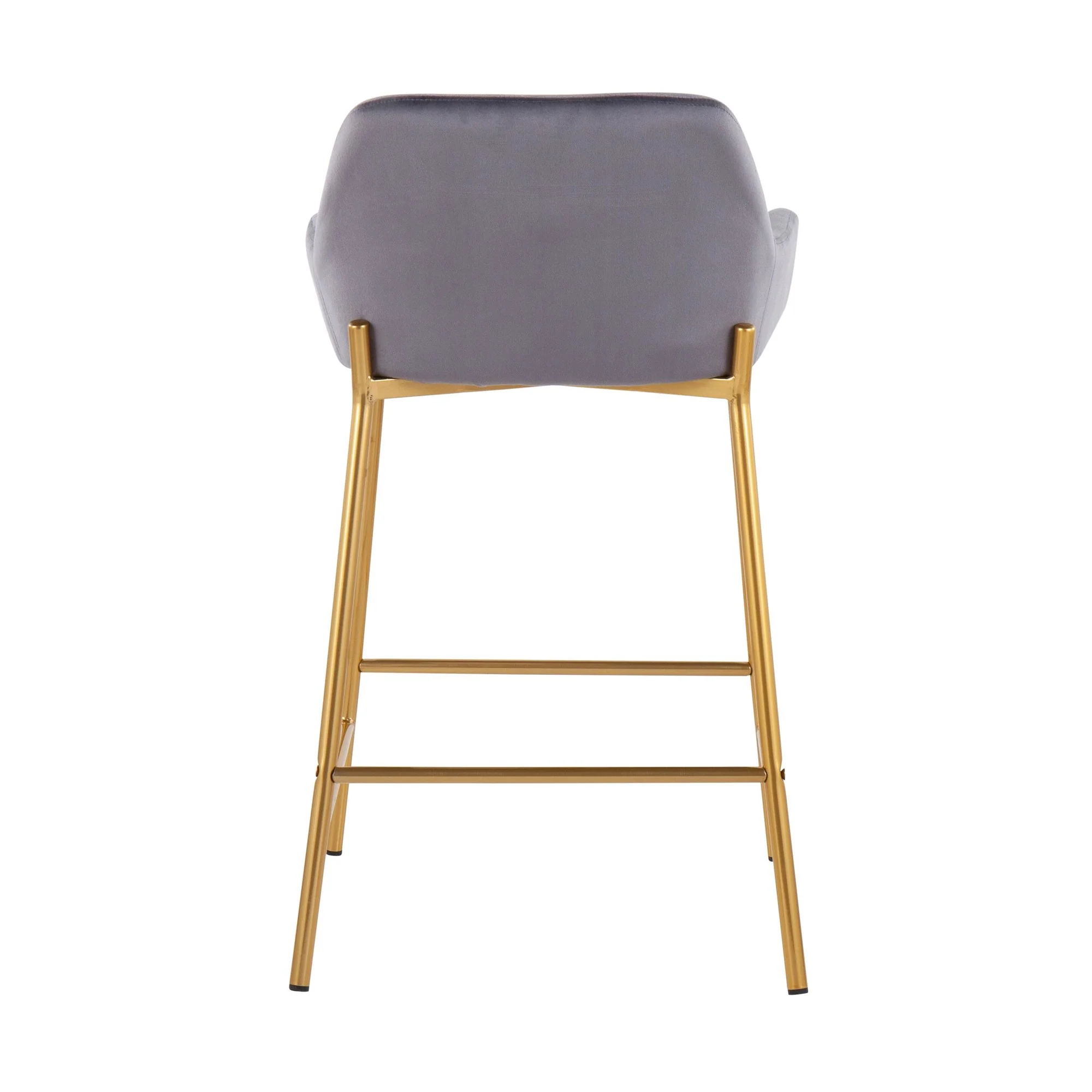 Daniella Fixed-Height Counter Stool - Set of 2 Black By LumiSource - B24-DNLA2 AUVBK2 - Image 20