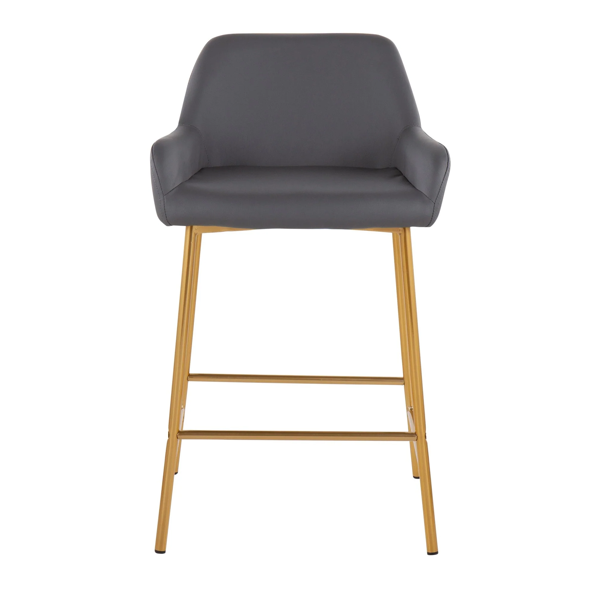 Daniella Fixed-Height Counter Stool - Set of 2 Cream By LumiSource - B24-DNLA2 AUPUCAM2 - Image 12
