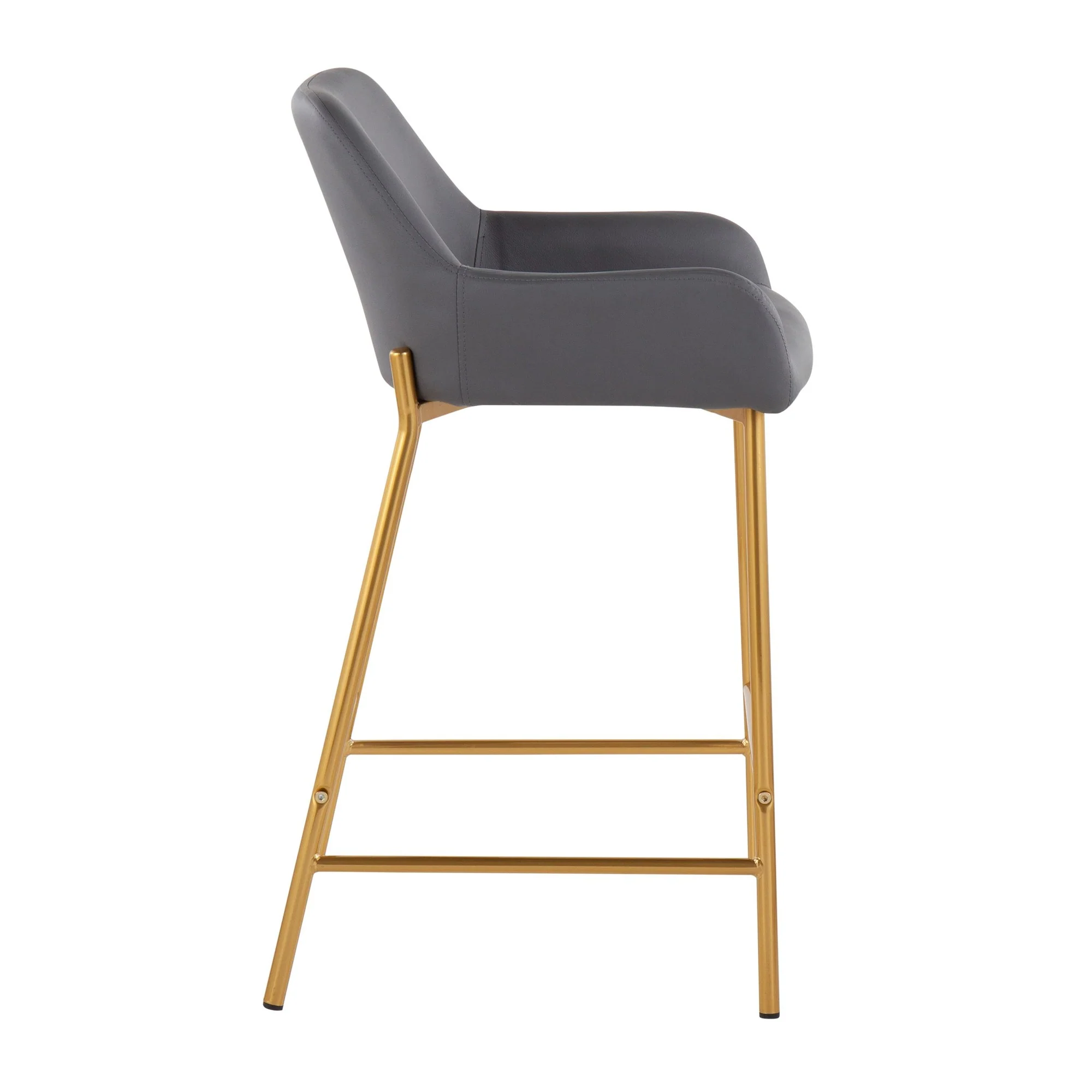 Daniella Fixed-Height Counter Stool - Set of 2 Cream By LumiSource - B24-DNLA2 AUPUCAM2 - Image 18