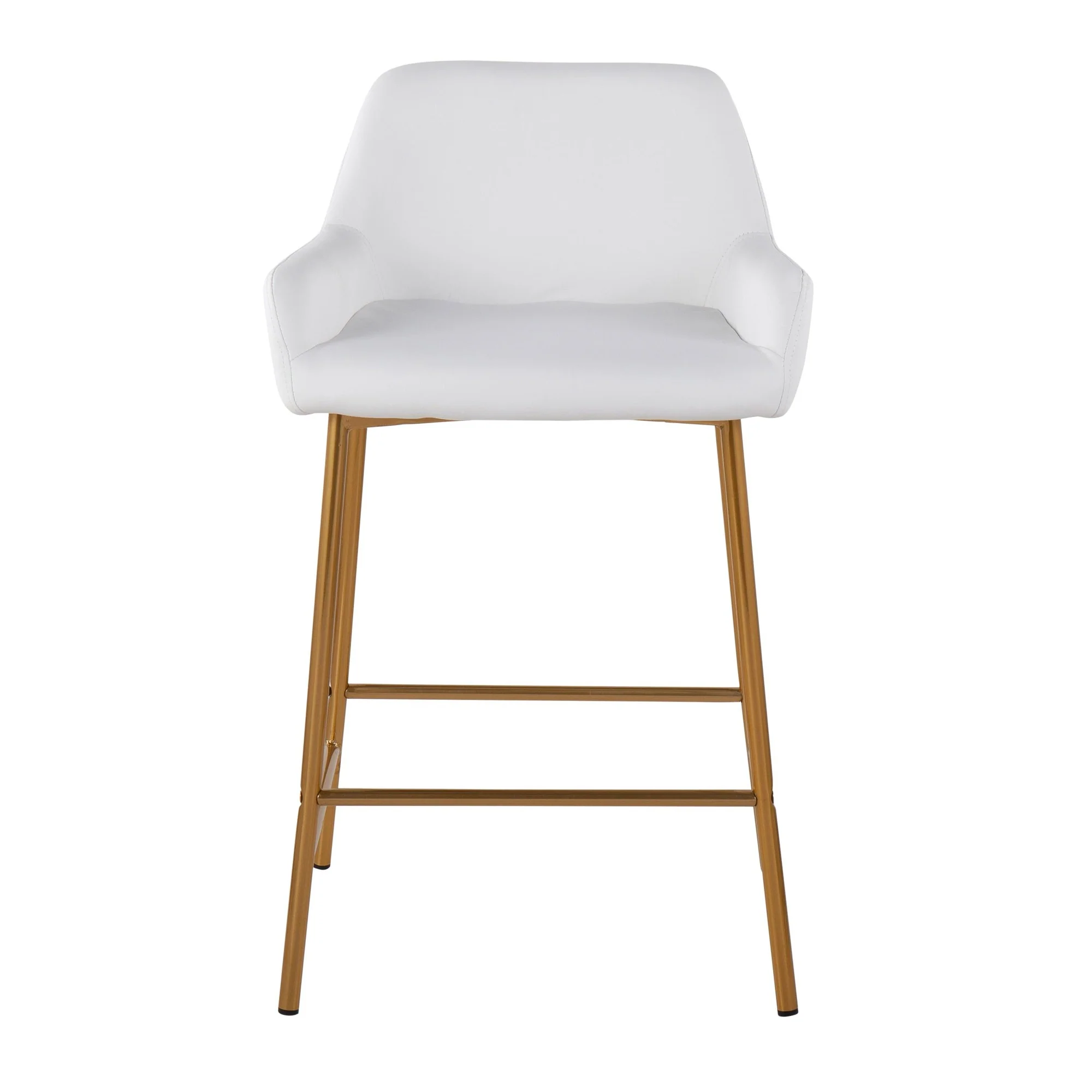 Daniella Fixed-Height Counter Stool - Set of 2 Cream By LumiSource - B24-DNLA2 AUPUCAM2 - Image 22