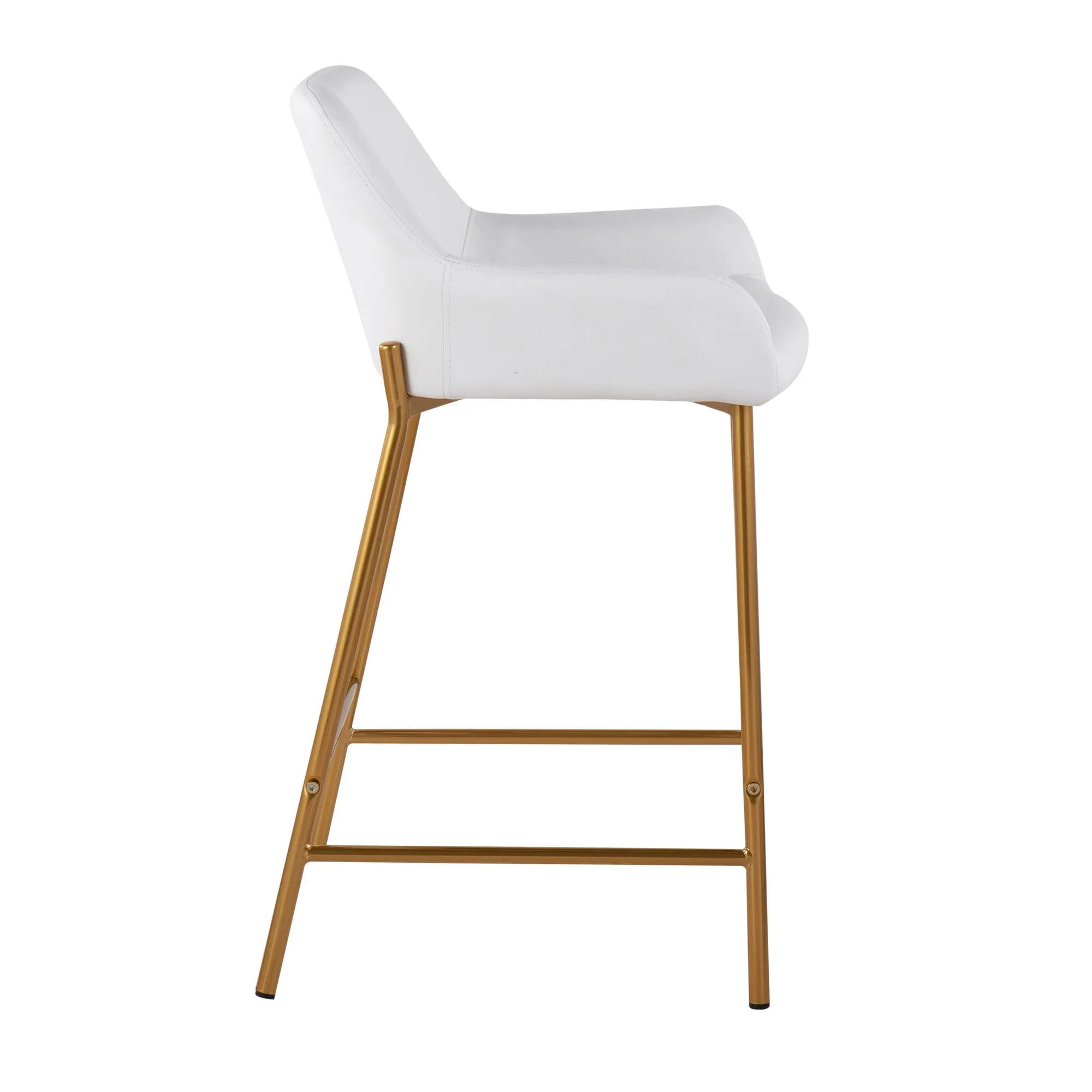 Daniella Fixed-Height Counter Stool - Set of 2 Cream By LumiSource - B24-DNLA2 AUPUCAM2 - Image 28