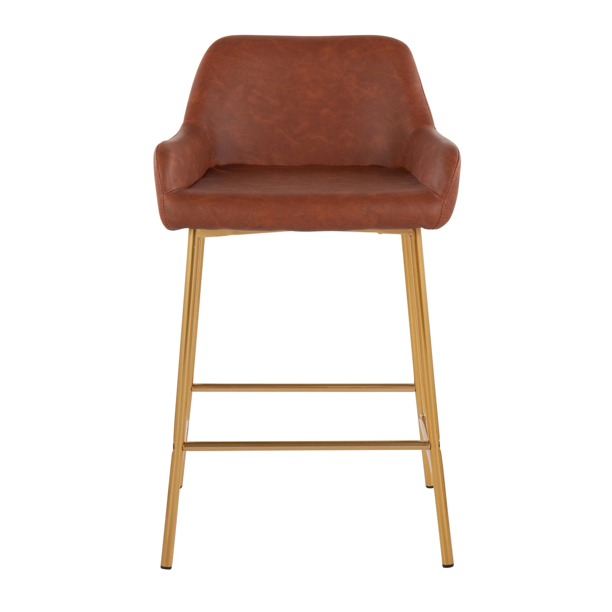 Daniella Fixed-Height Counter Stool - Set of 2 Cream By LumiSource - B24-DNLA2 AUPUCAM2 - Image 3