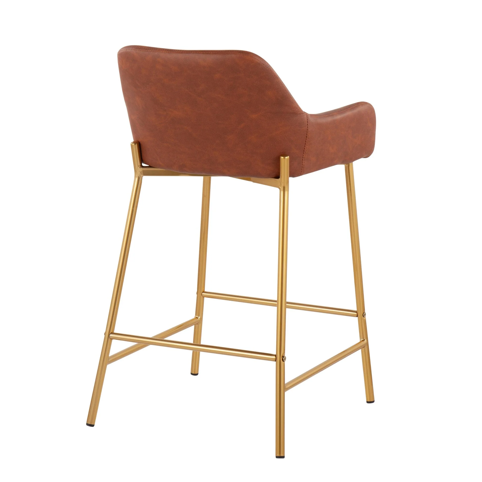 Daniella Fixed-Height Counter Stool - Set of 2 Cream By LumiSource - B24-DNLA2 AUPUCAM2 - Image 9