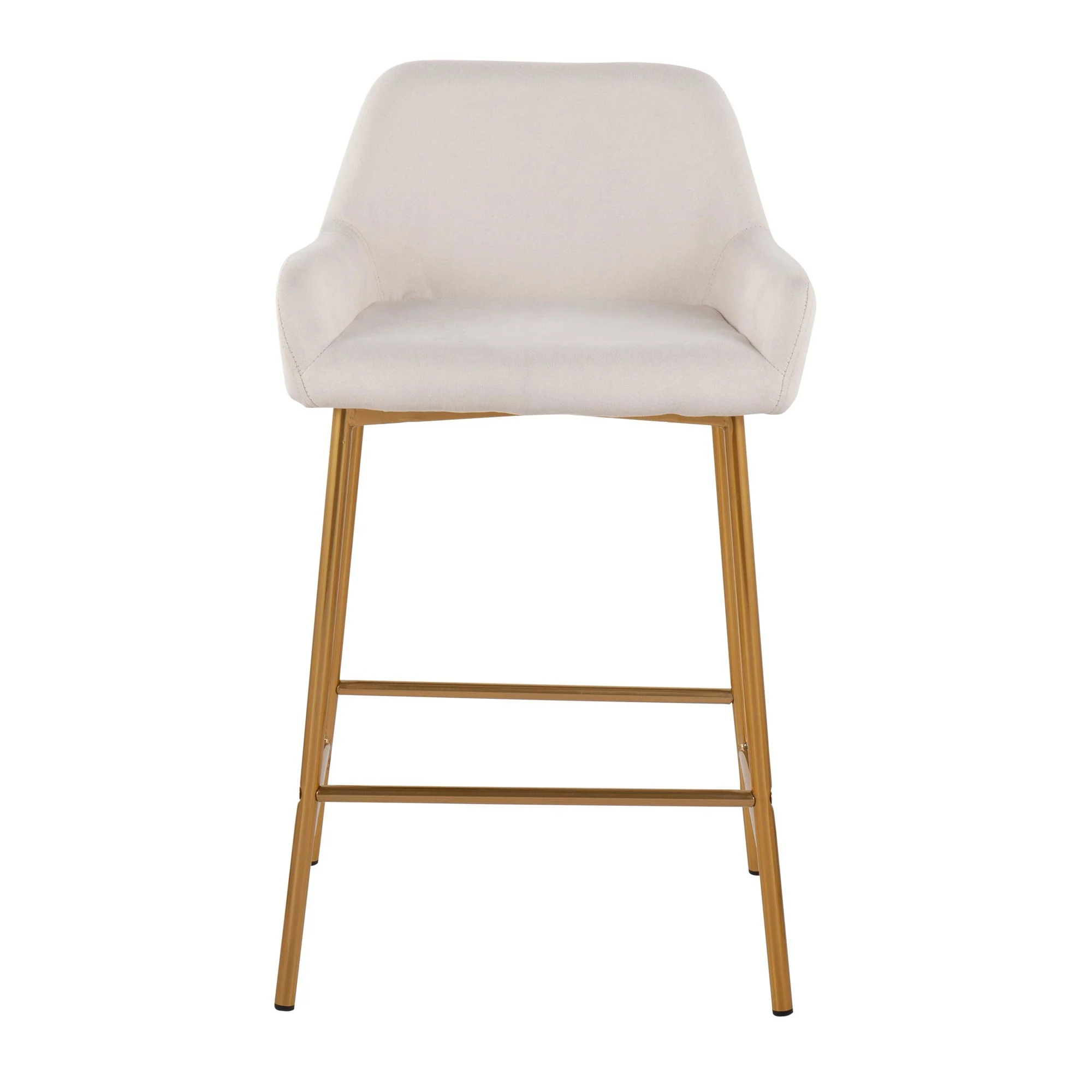 Daniella Fixed-Height Counter Stool - Set of 2 Gray By LumiSource - B24-DNLA2 AUCHAR2 - Image 12