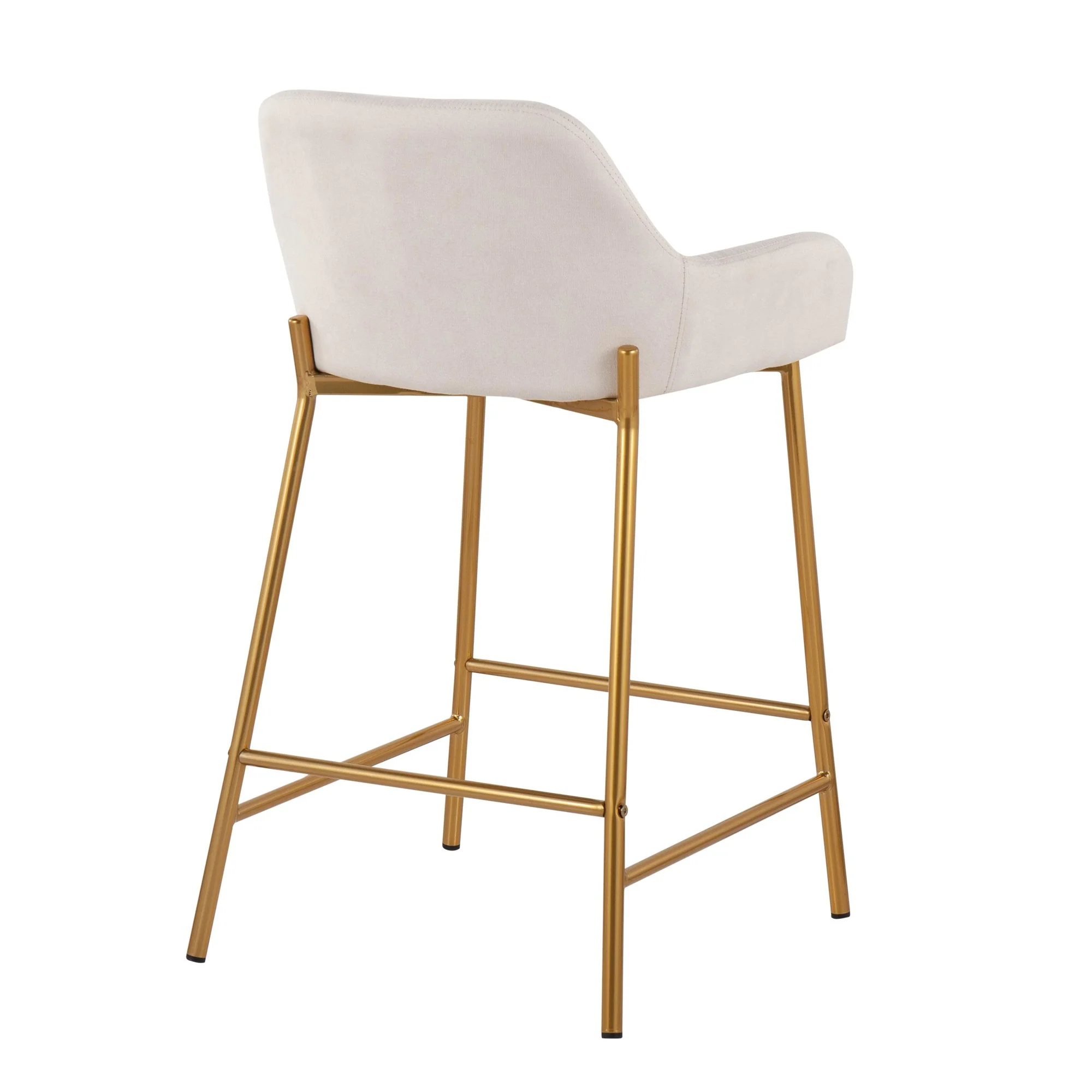 Daniella Fixed-Height Counter Stool - Set of 2 Gray By LumiSource - B24-DNLA2 AUCHAR2 - Image 19