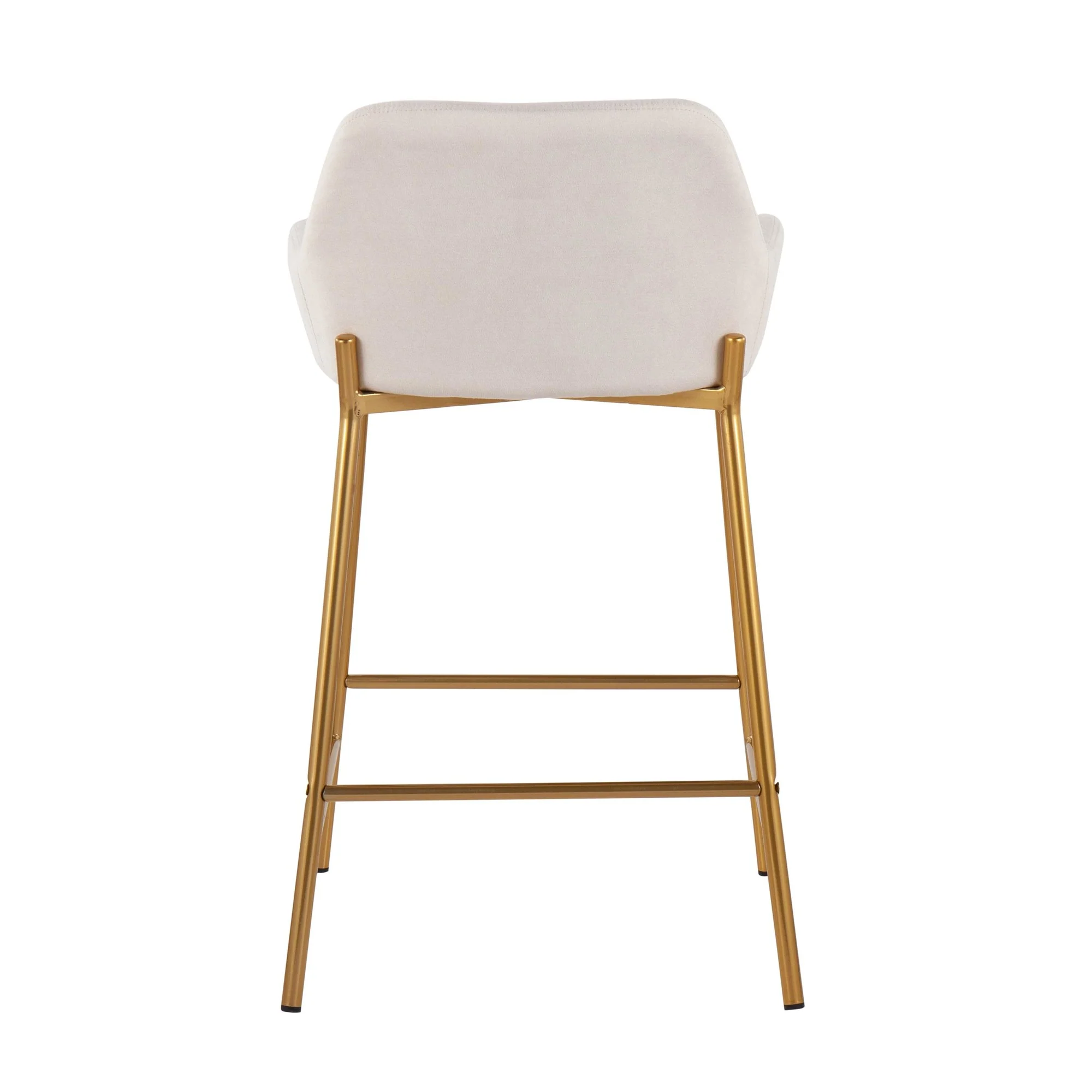 Daniella Fixed-Height Counter Stool - Set of 2 Gray By LumiSource - B24-DNLA2 AUCHAR2 - Image 20