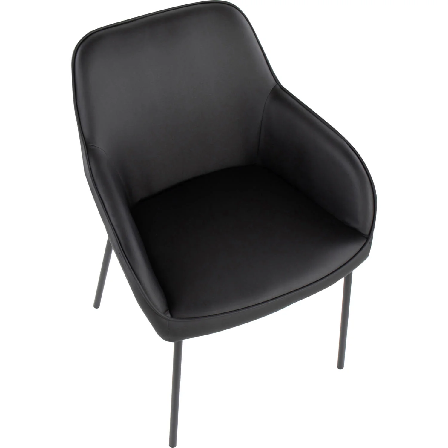 Daniella Dining Chair - Set of 2 Black By LumiSource - Image 3
