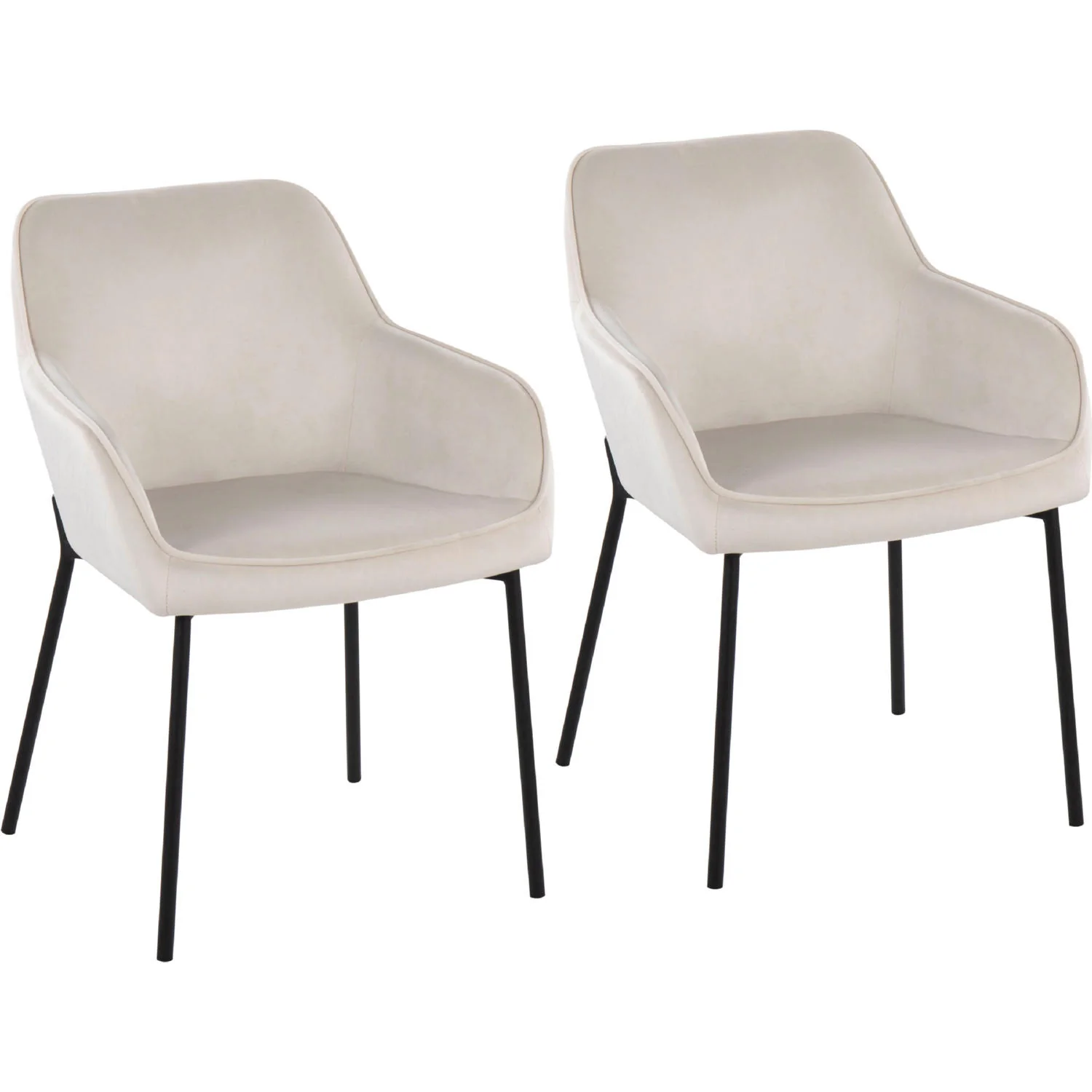 Daniella Dining Chair - Set of 2 Black By LumiSource - Image 9