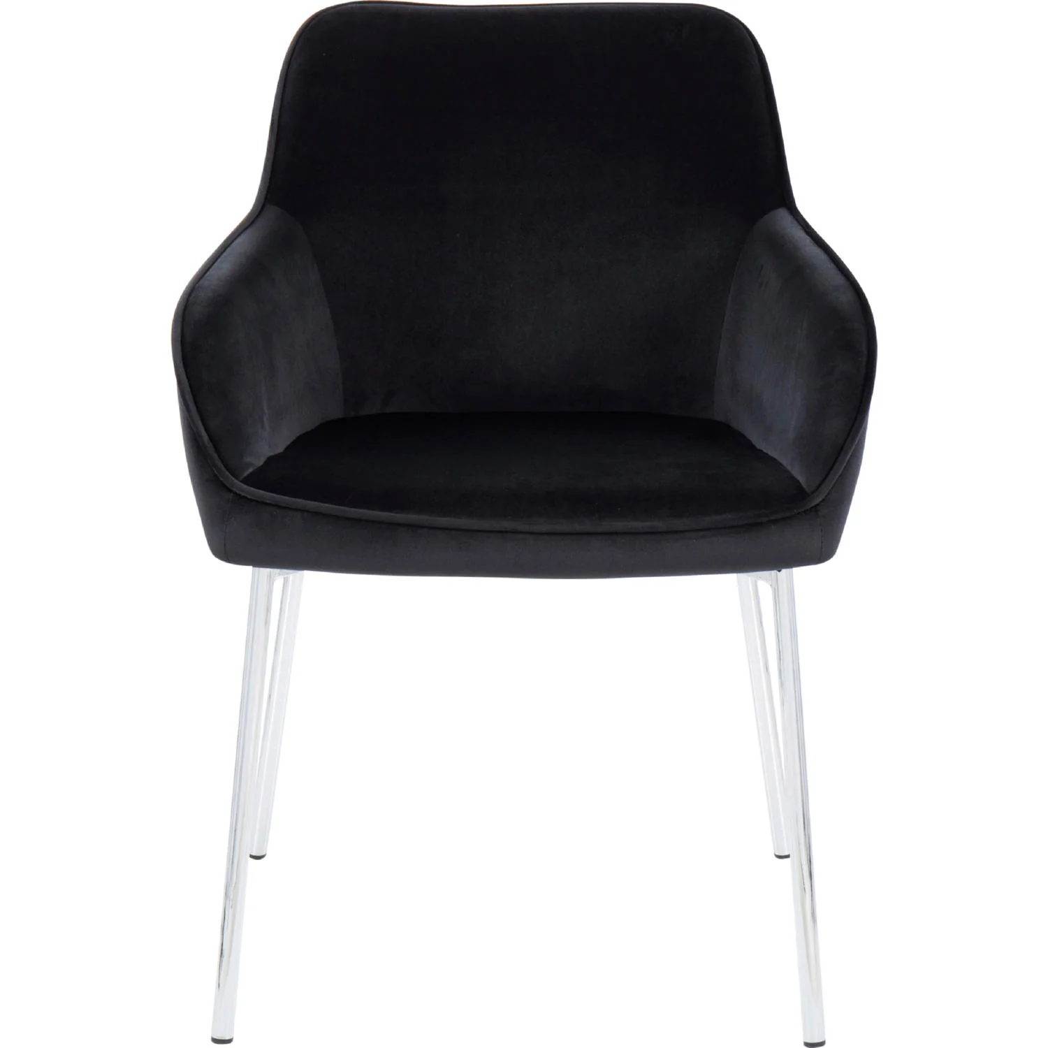 Daniella Dining Chair - Set of 2 Black Velvet By LumiSource - Image 4
