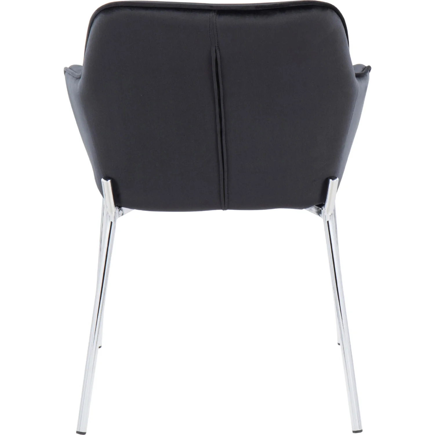 Daniella Dining Chair - Set of 2 Black Velvet By LumiSource - Image 5