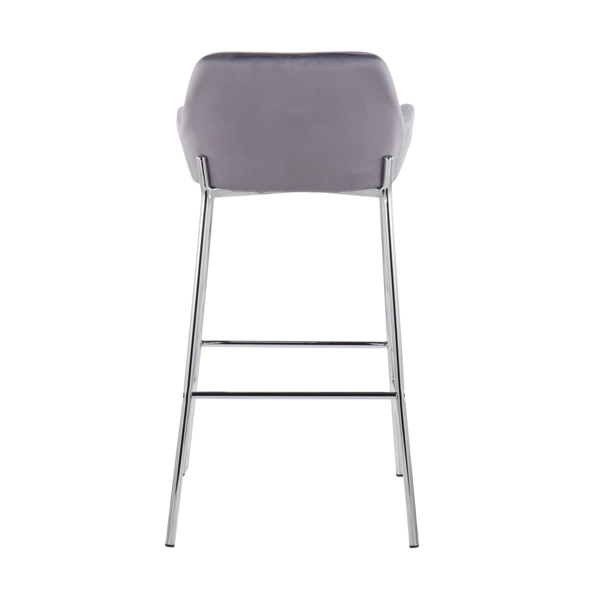 Daniella Fixed-Height Bar Stool - Set of 2 By LumiSource - B30-DNLA2 CHRMVSV2 - Image 6