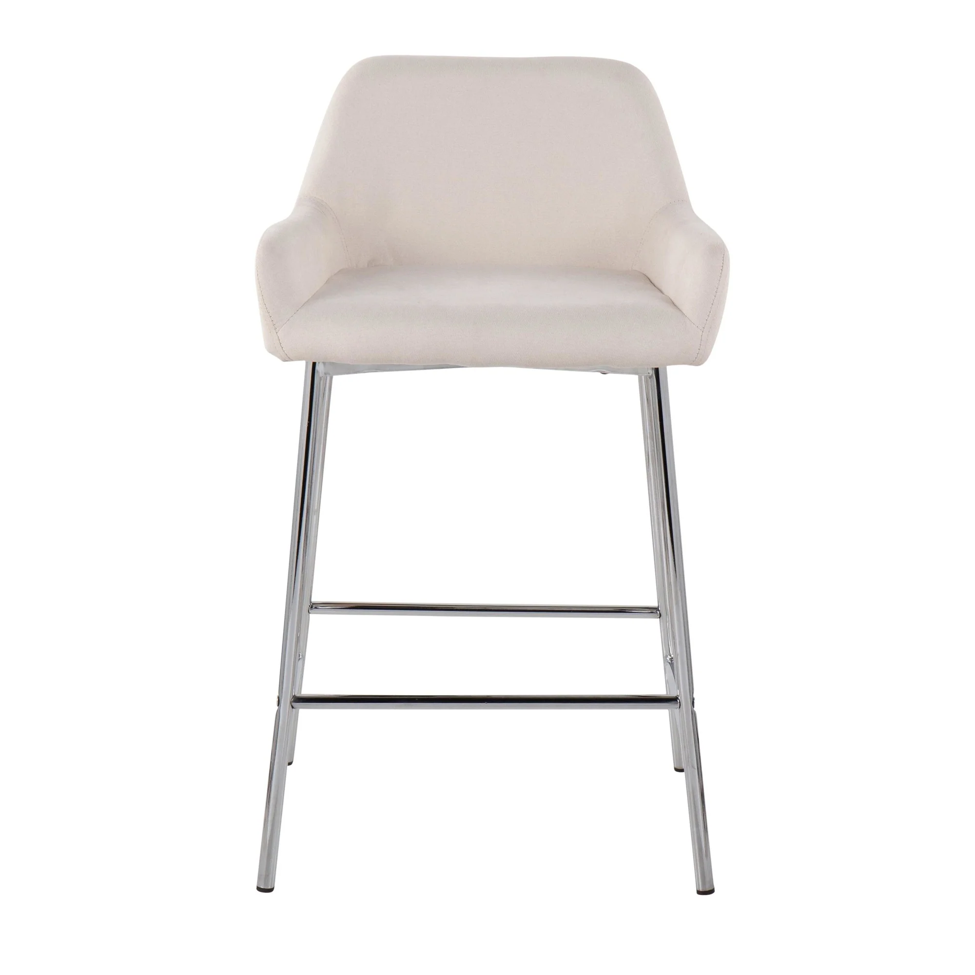 Daniella Fixed-Height Counter Stool - Set of 2 By LumiSource - B24-DNLA2 CHRMCR2 - Image 7