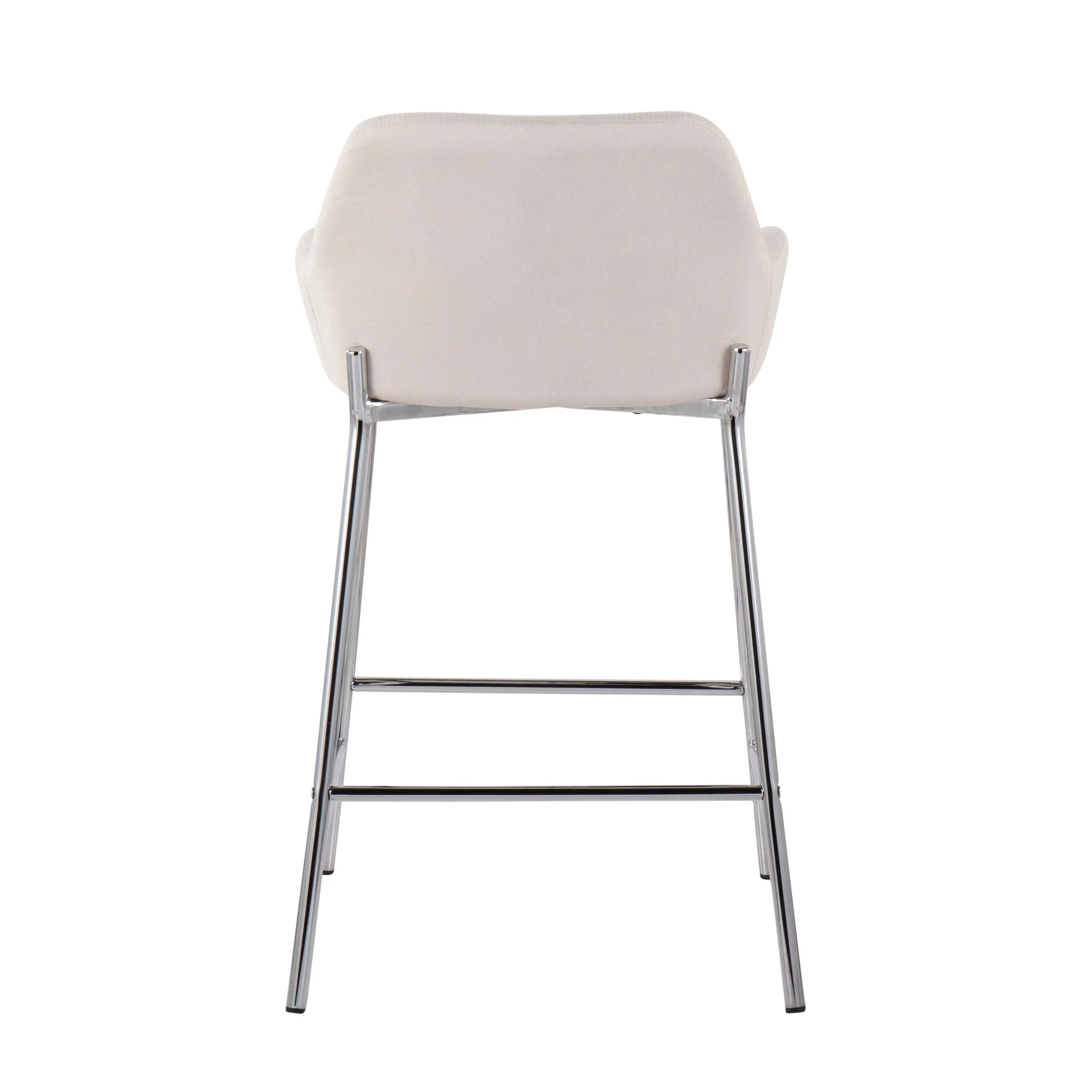 Daniella Fixed-Height Counter Stool - Set of 2 By LumiSource - B24-DNLA2 CHRMCR2 - Image 8