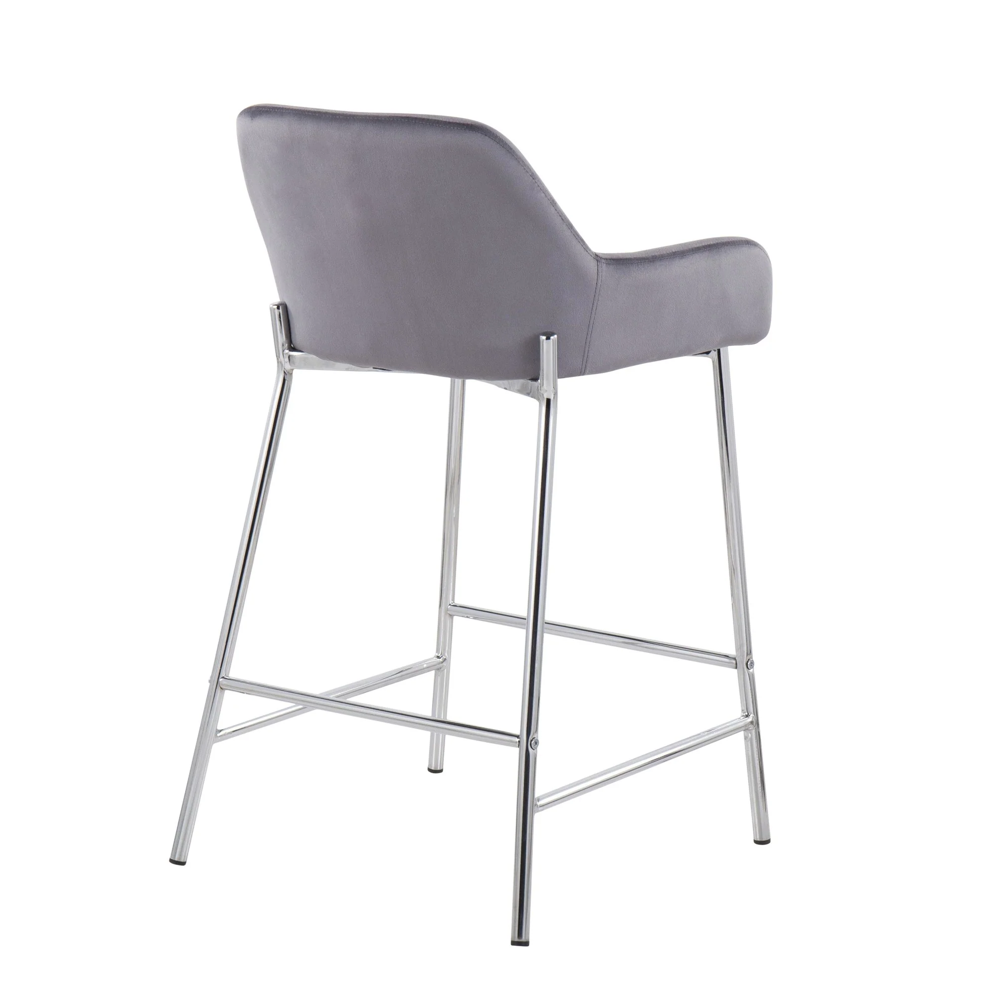 Daniella Fixed-Height Counter Stool - Set of 2 By LumiSource - B24-DNLA2 CHRMVSV2 - Image 6