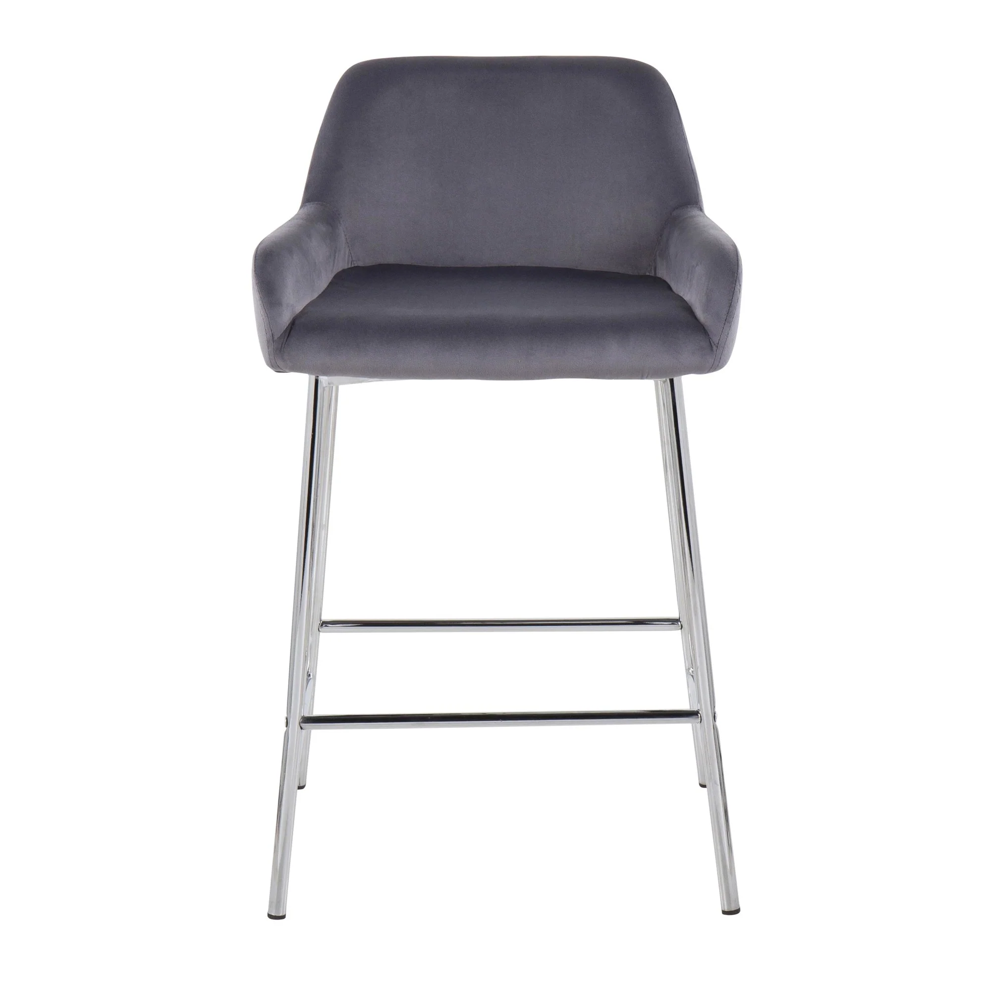 Daniella Fixed-Height Counter Stool - Set of 2 By LumiSource - B24-DNLA2 CHRMVSV2 - Image 7