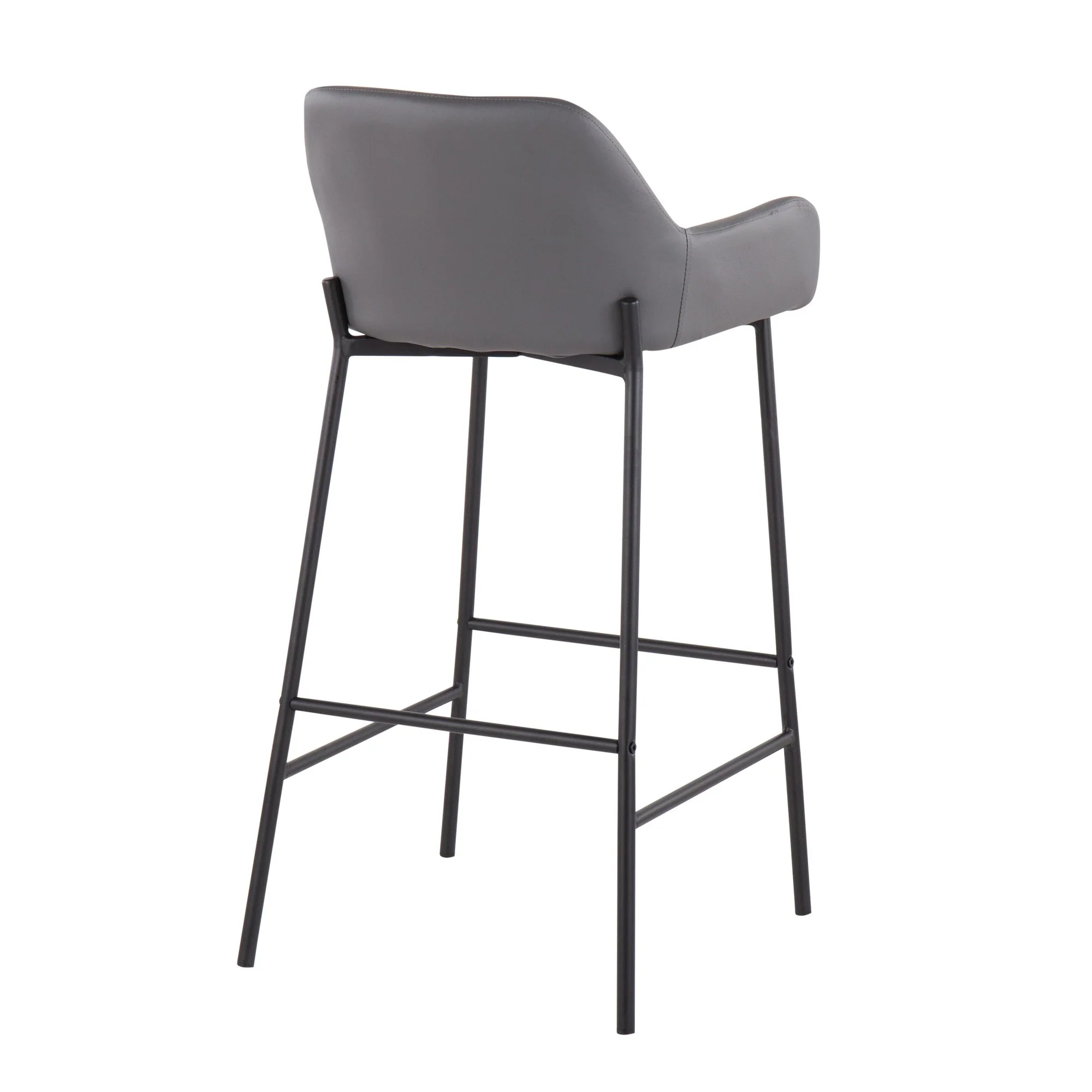 Daniella Fixed-Height Bar Stool - Set of 2 Cream By LumiSource - B30-DNLA2 BKPUCAM2 - Image 15
