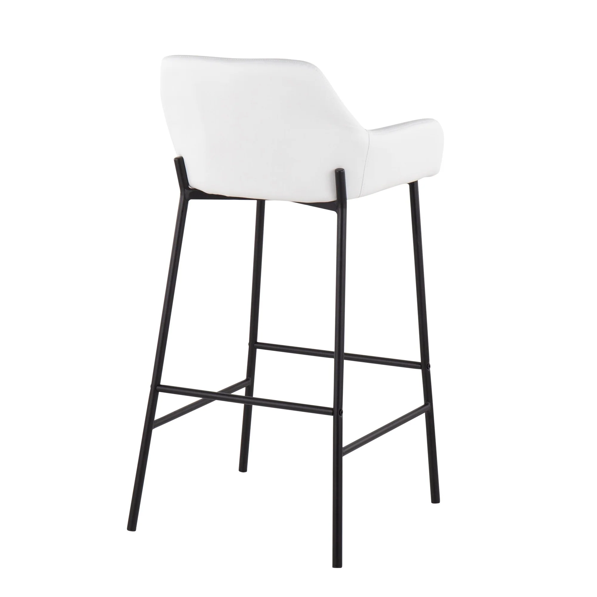 Daniella Fixed-Height Bar Stool - Set of 2 Cream By LumiSource - B30-DNLA2 BKPUCAM2 - Image 23
