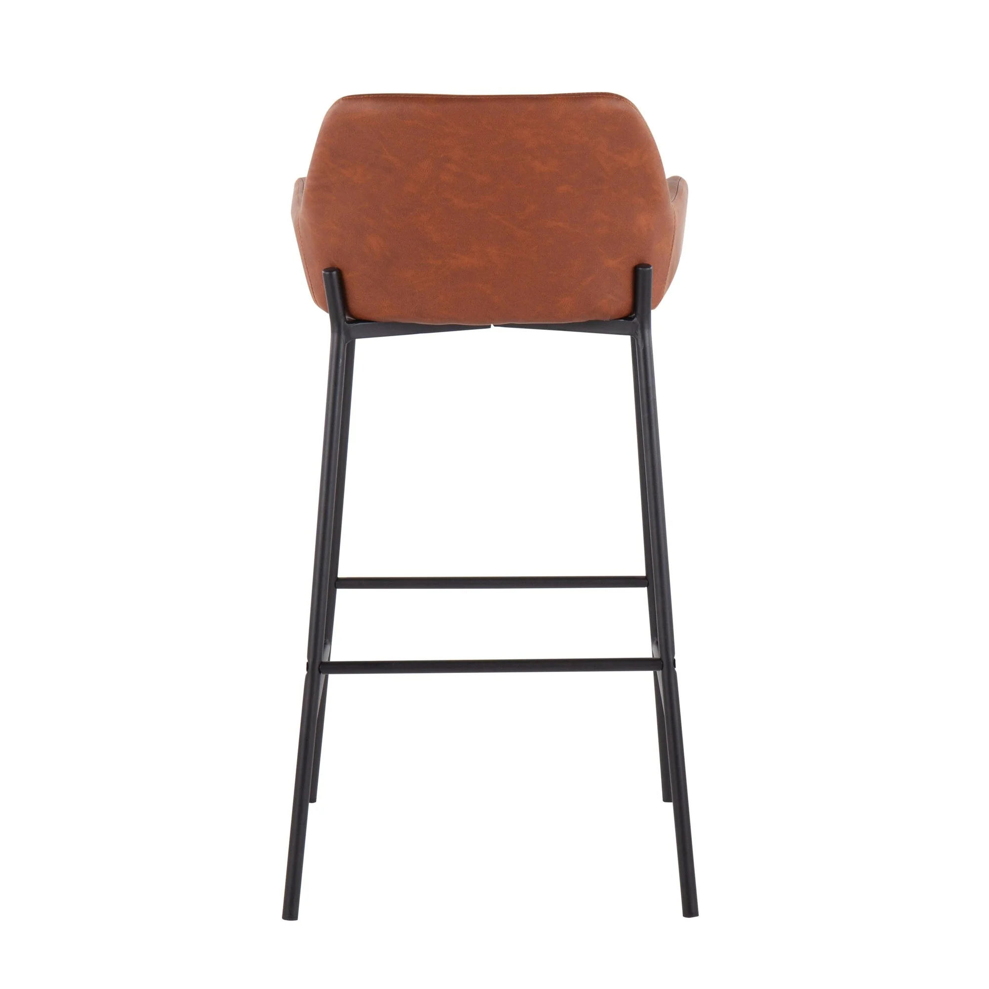 Daniella Fixed-Height Bar Stool - Set of 2 Cream By LumiSource - B30-DNLA2 BKPUCAM2 - Image 8