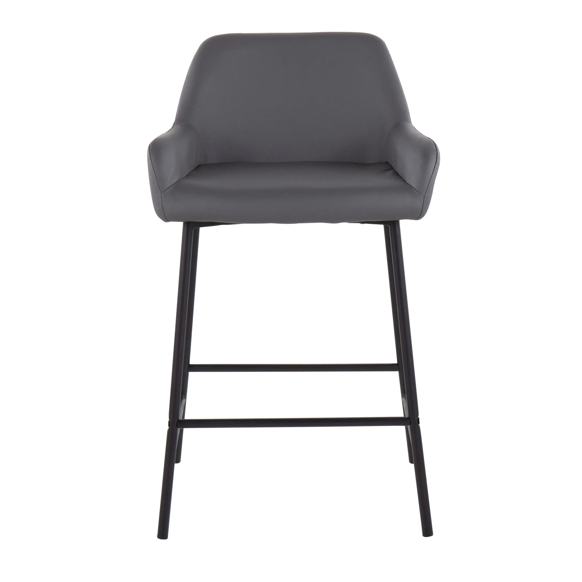 Daniella Fixed-Height Counter Stool - Set of 2 Cream By LumiSource - B24-DNLA2 BKPUCAM2 - Image 12