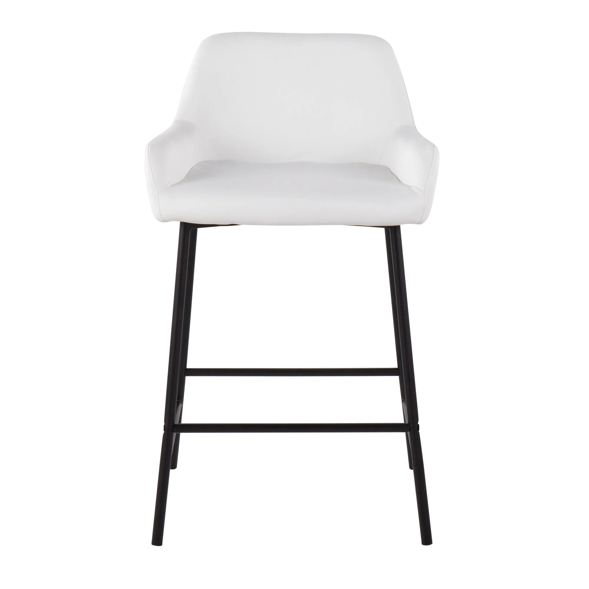 Daniella Fixed-Height Counter Stool - Set of 2 Cream By LumiSource - B24-DNLA2 BKPUCAM2 - Image 22