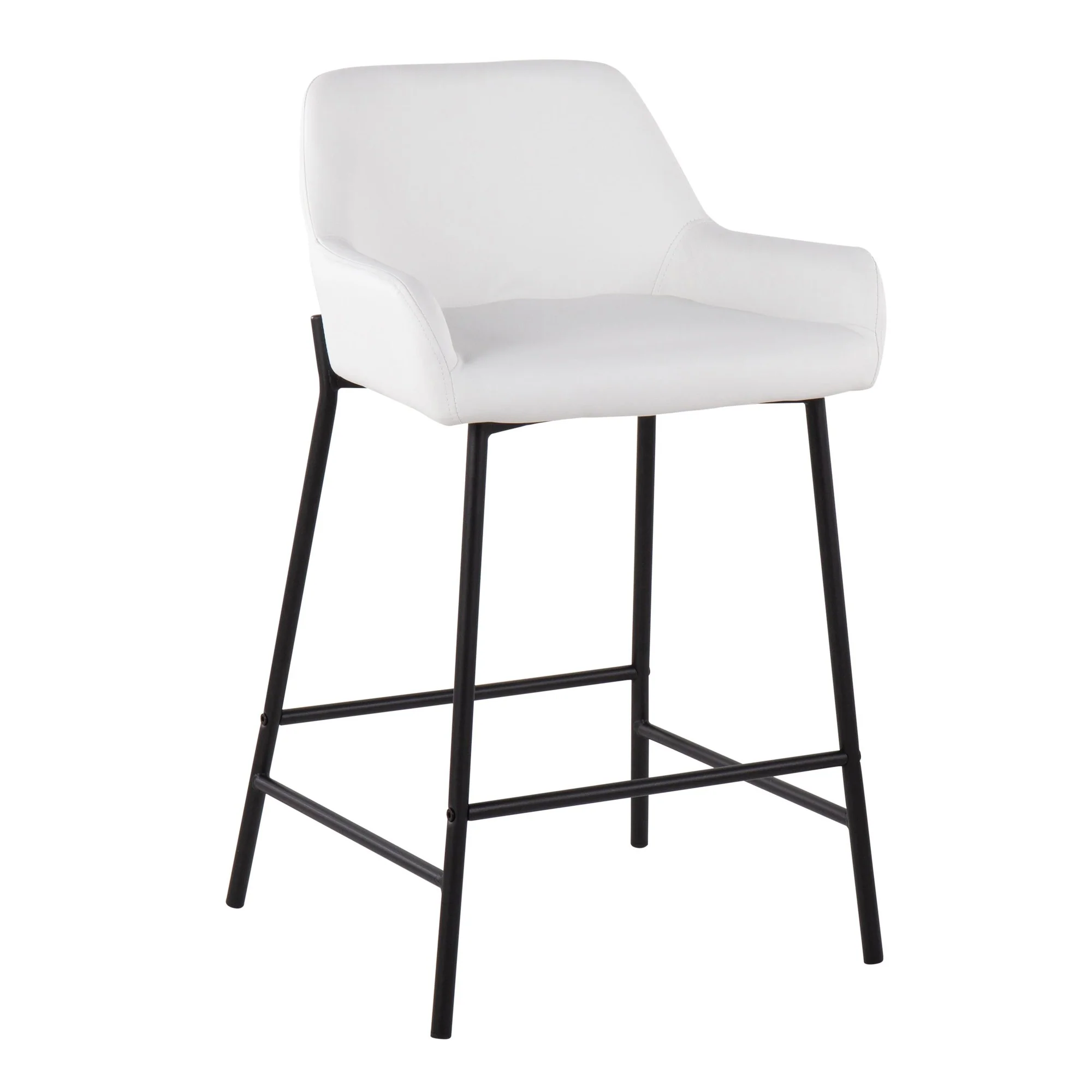 Daniella Fixed-Height Counter Stool - Set of 2 Cream By LumiSource - B24-DNLA2 BKPUCAM2 - Image 27