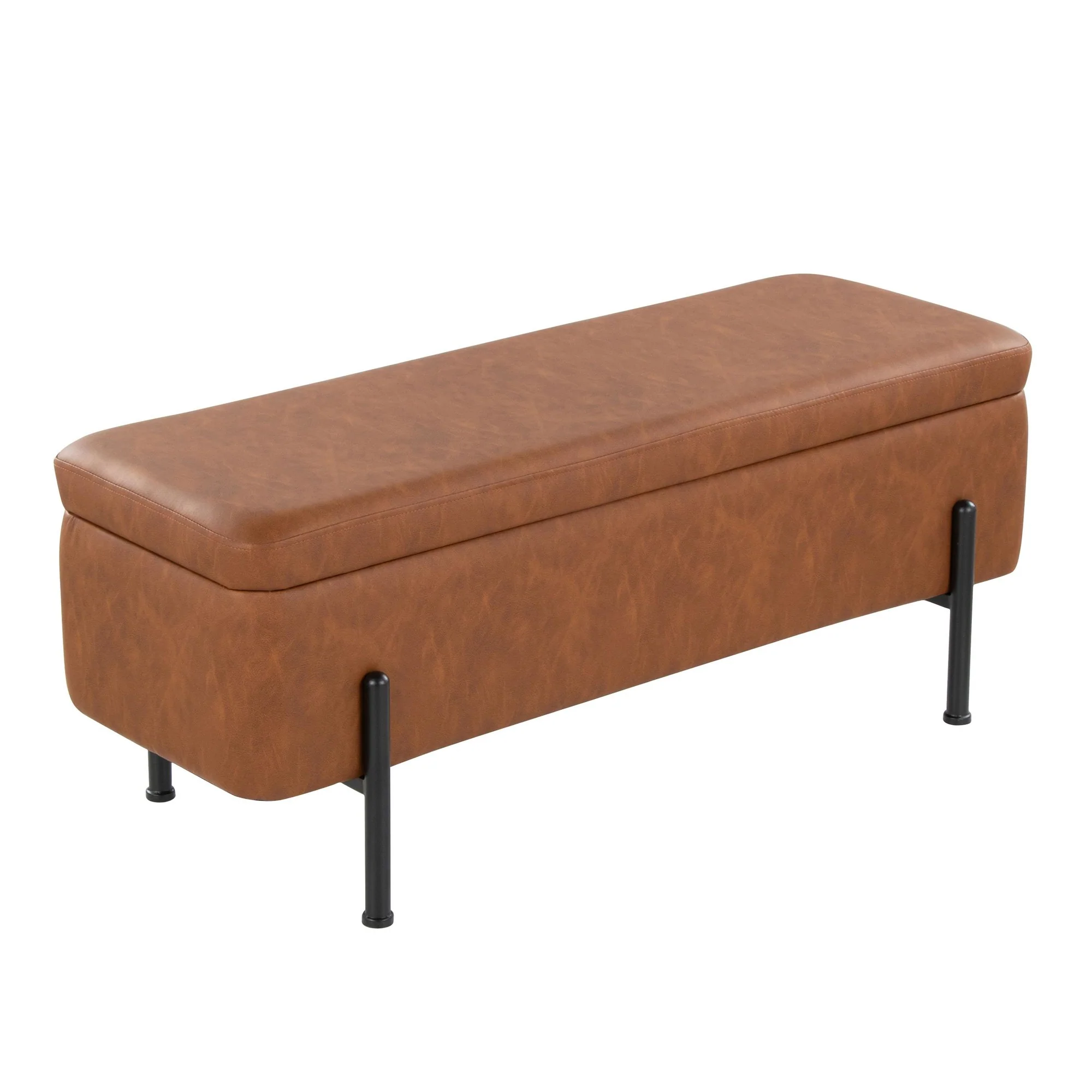 Daniella Storage Bench By LumiSource - OT-DANIELLASTOR BKCAM - Image 5